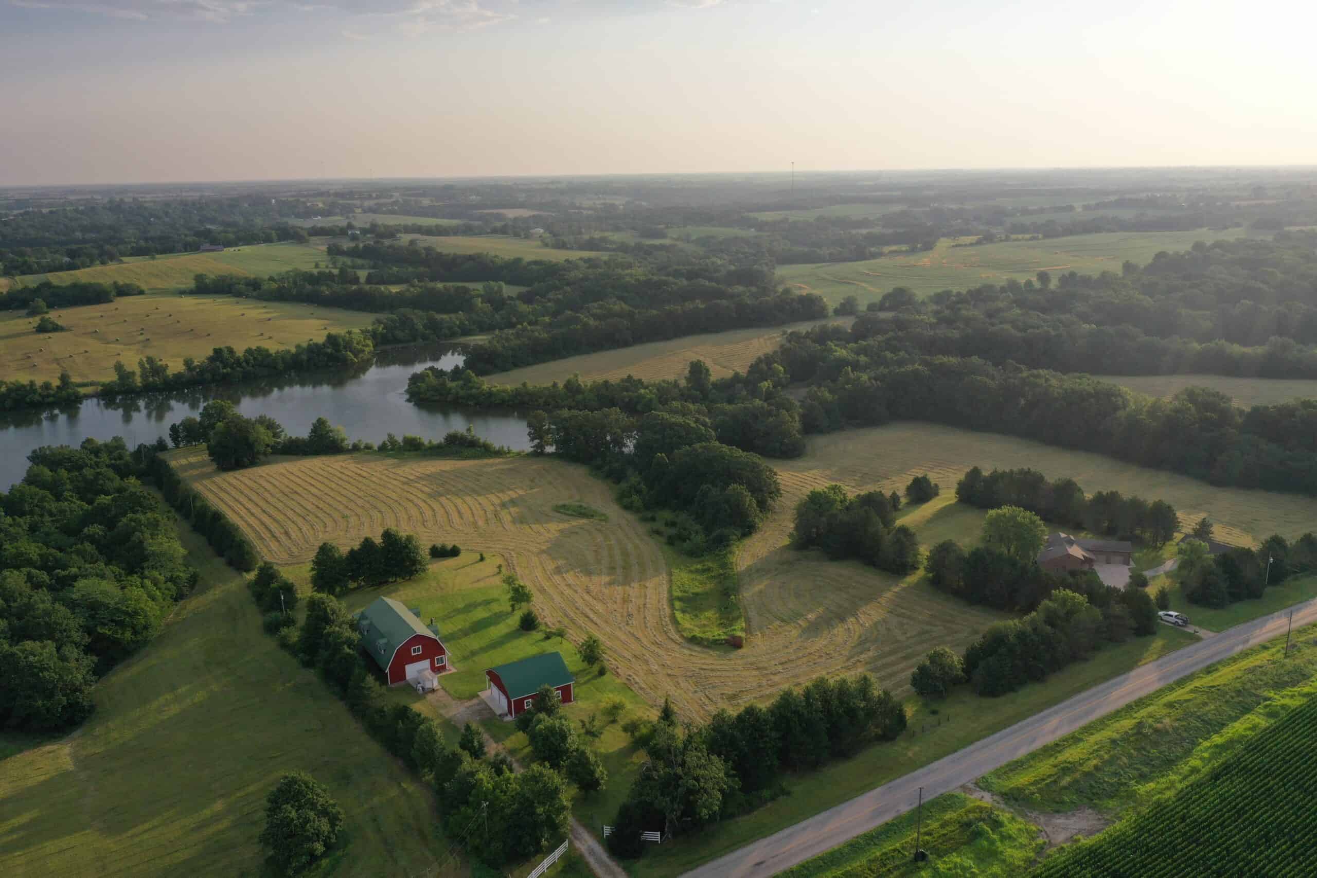 Home & Outbuildings on Acreage in Gentry County