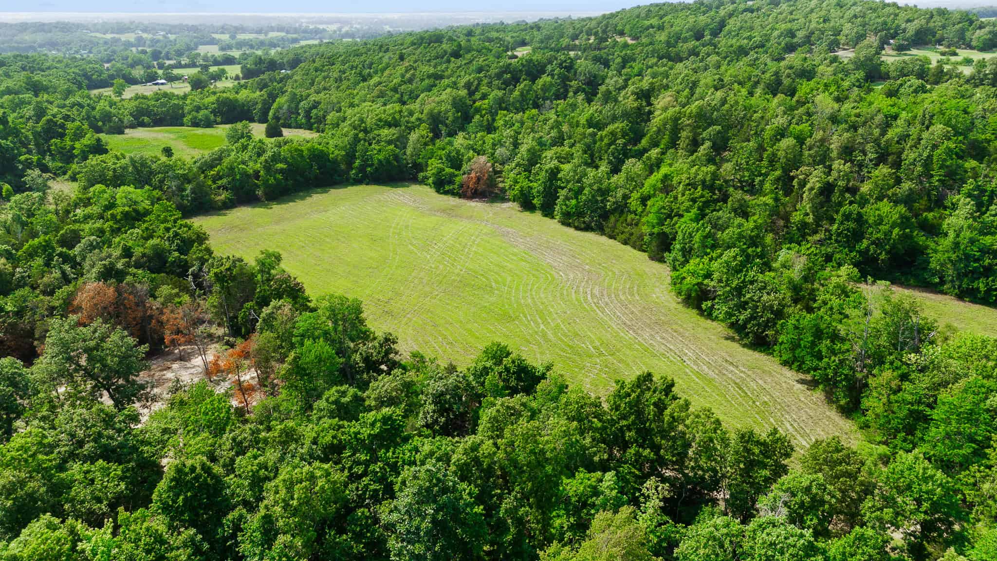 Crooked Creek on 320 Ac Hunting Land For Sale in Newton County, Arkansas