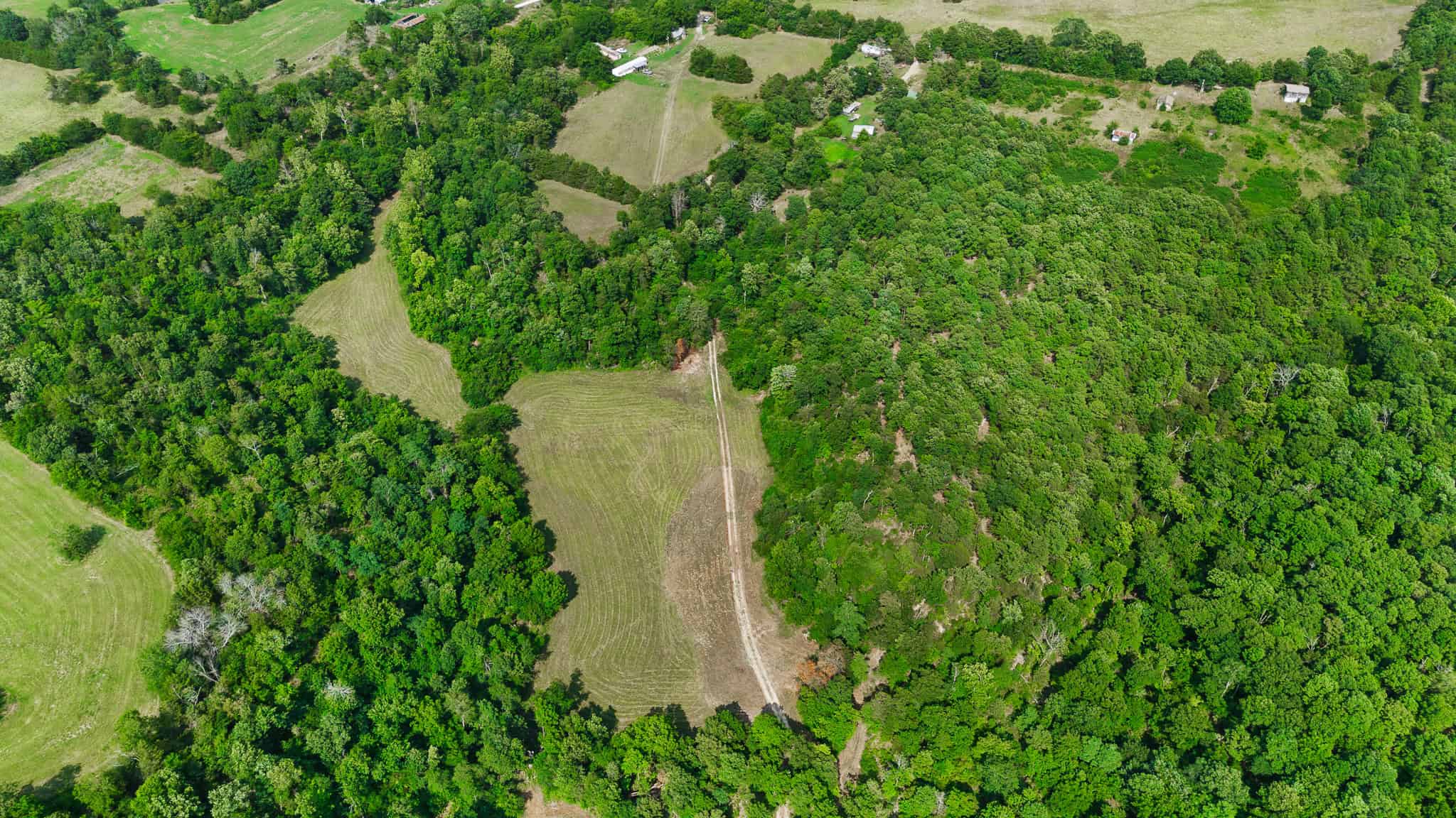 Crooked Creek on 320 Ac Hunting Land For Sale in Newton County, Arkansas