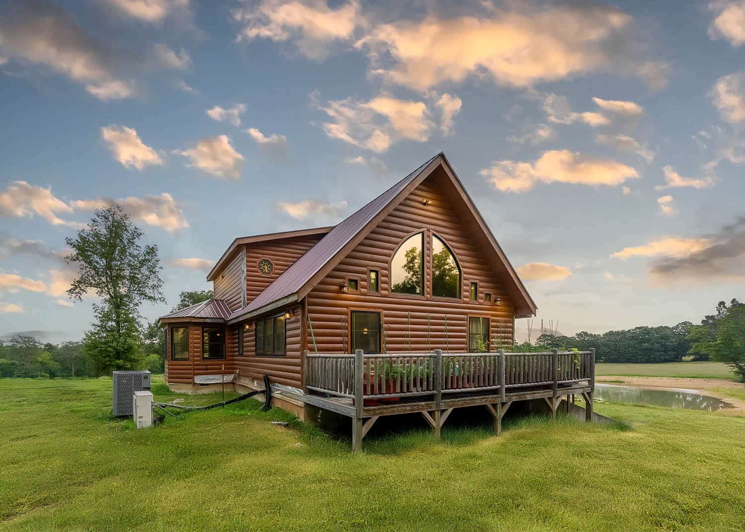 Log Cabin with Outbuildings and Acreage in Ripley County, Missouri