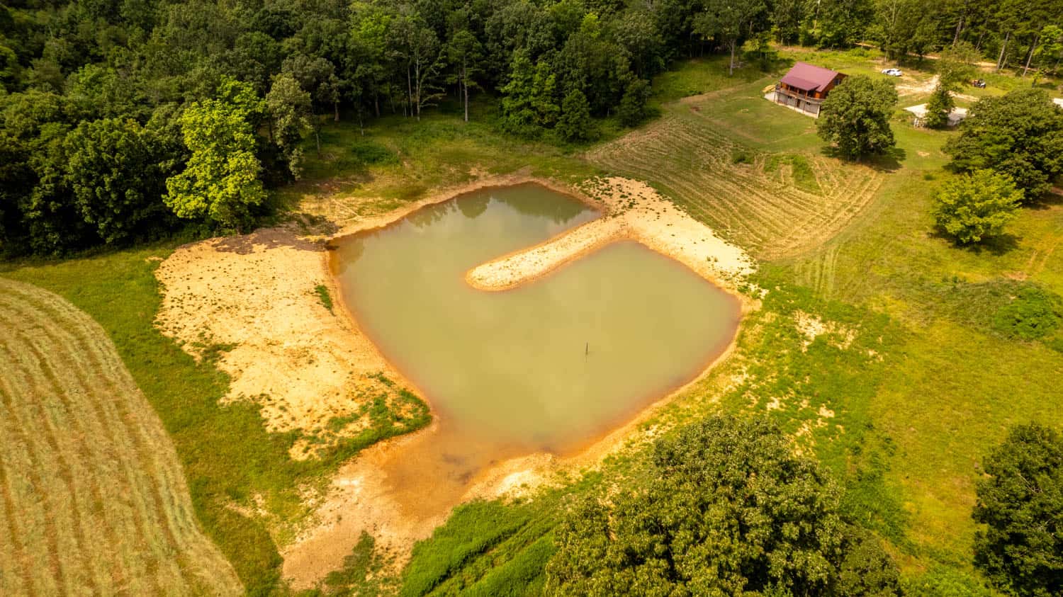 Log Cabin with Outbuildings and Acreage in Ripley County, Missouri