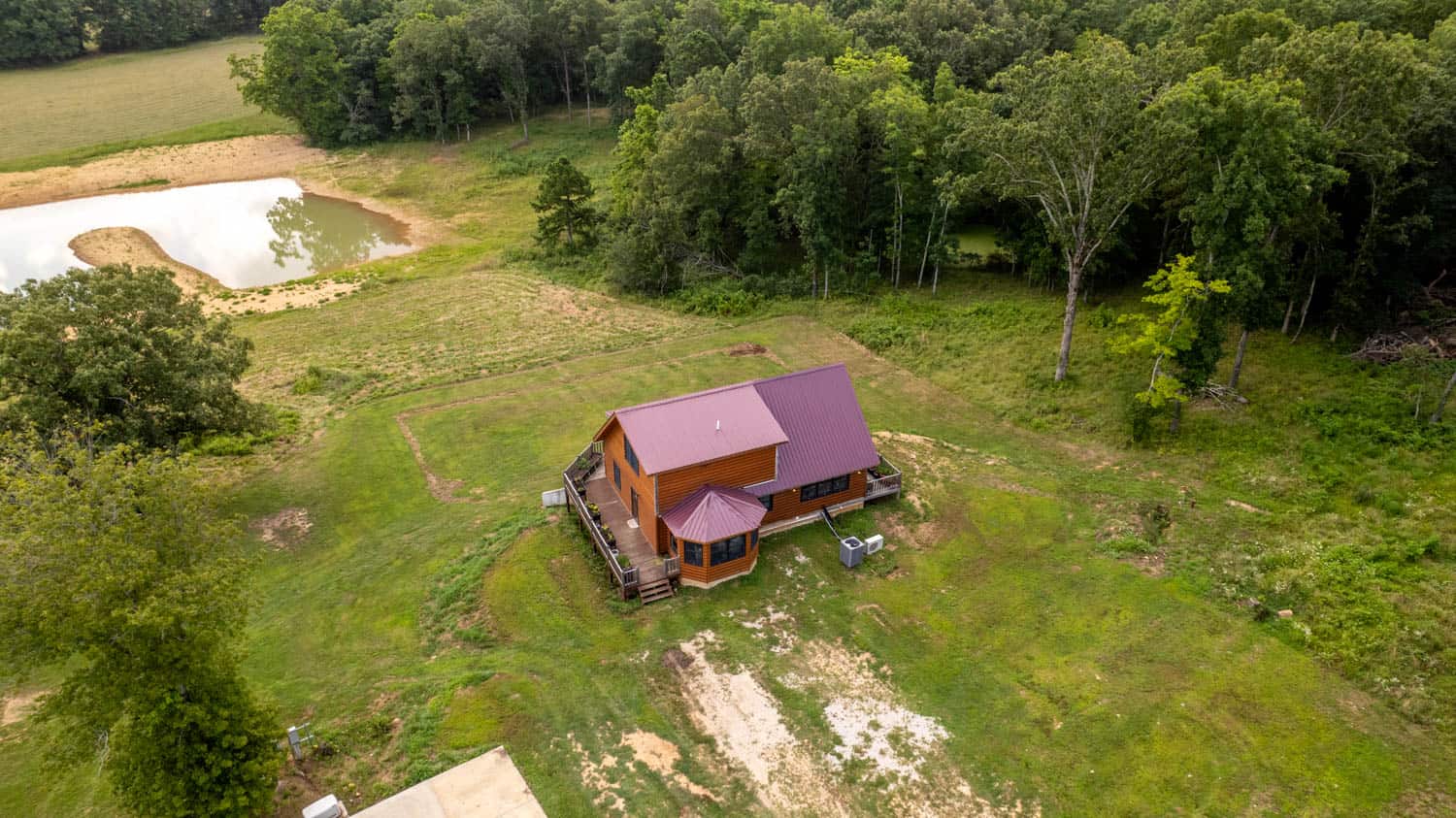 Log Cabin with Outbuildings and Acreage in Ripley County, Missouri