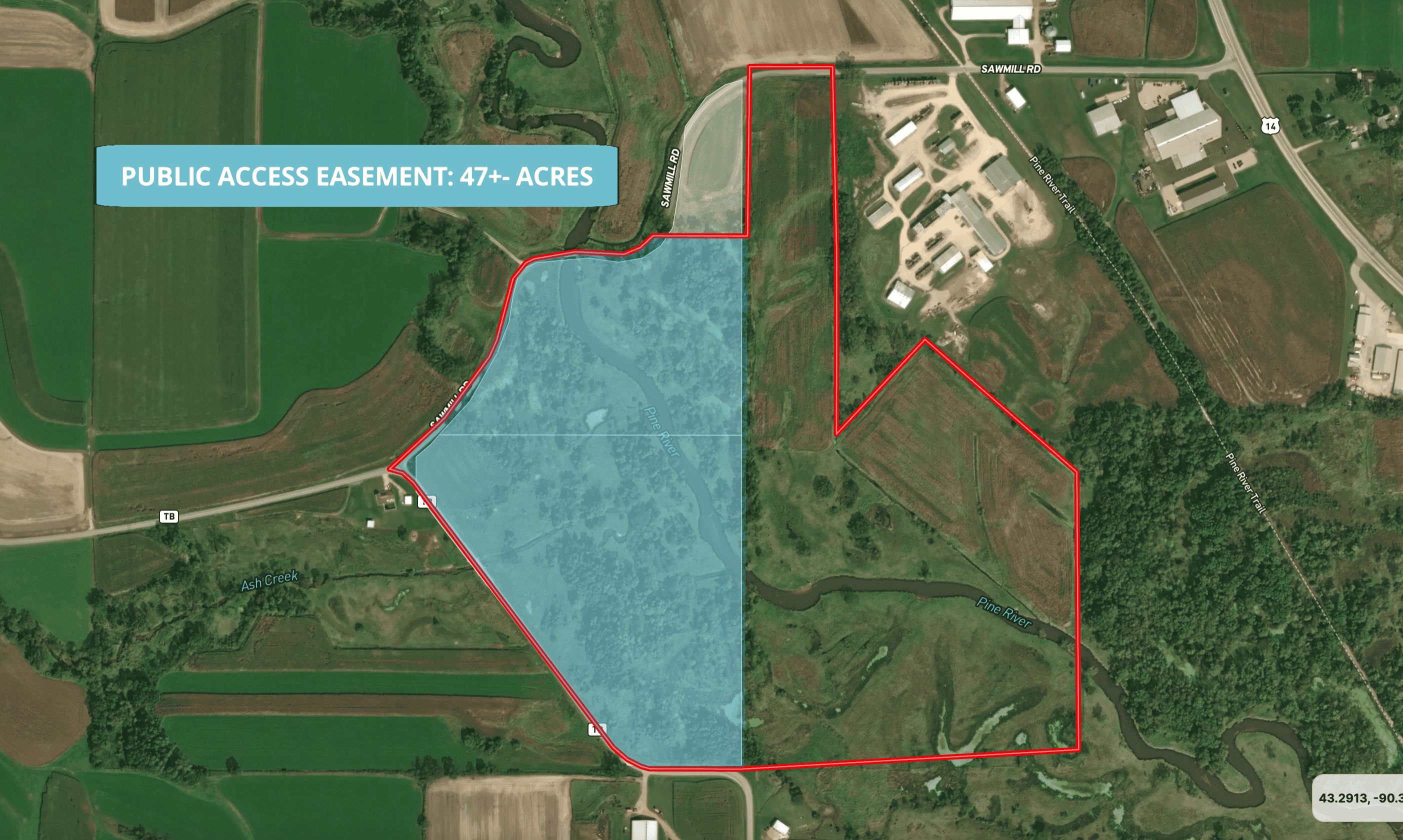 Recreational Property with Waterfront for sale in Southwest Wisconsin