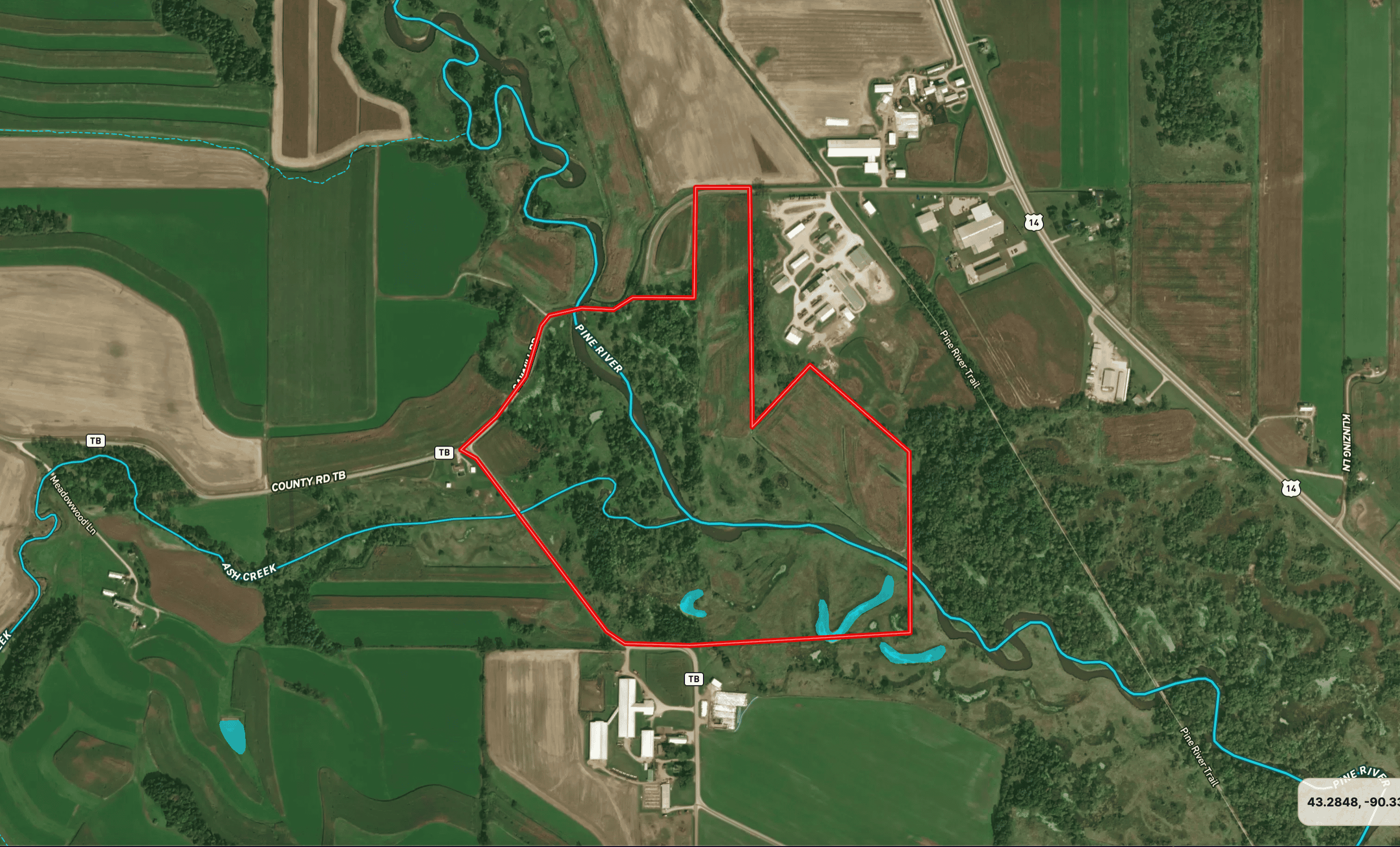 Recreational Property with Waterfront for sale in Southwest Wisconsin