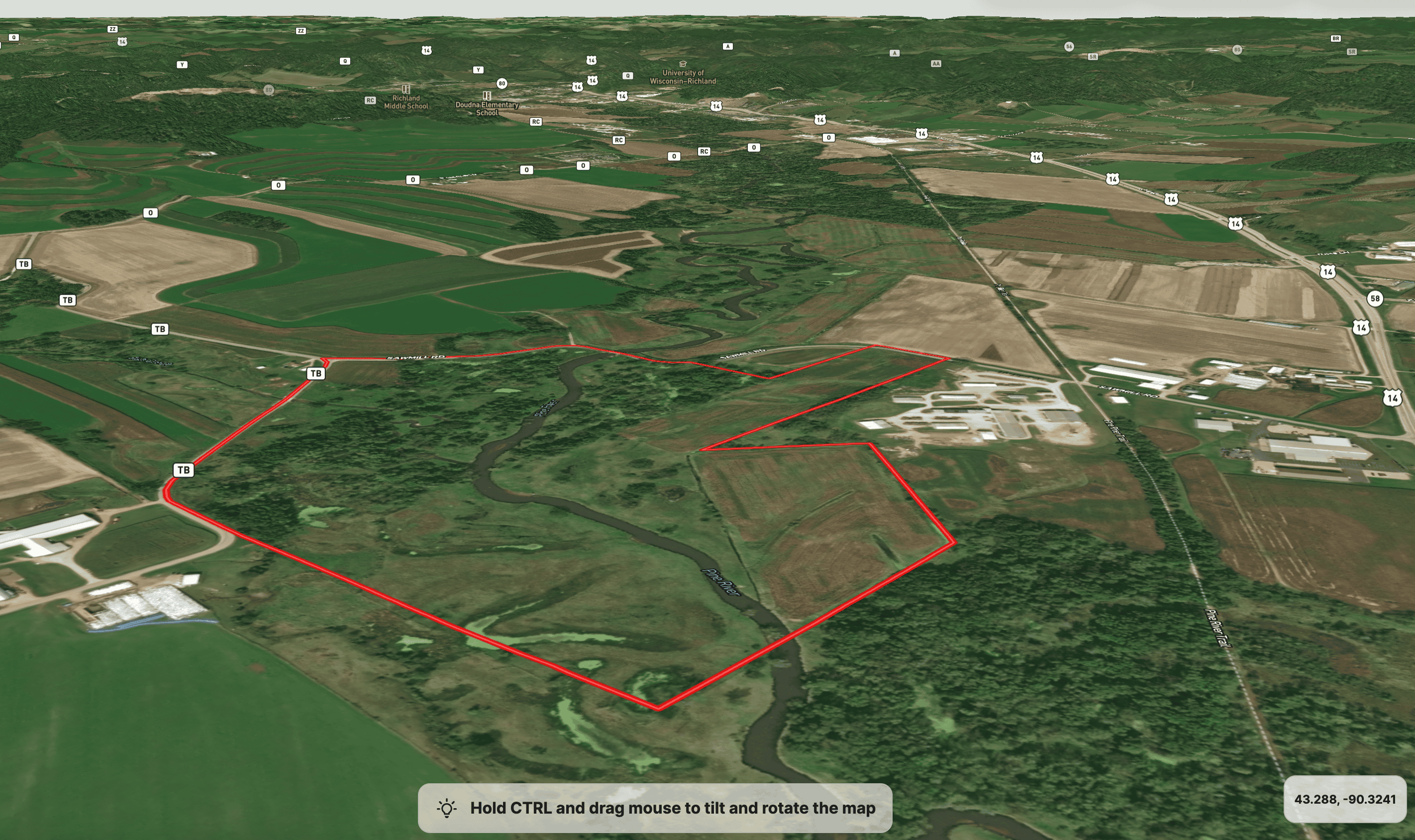 Recreational Property with Waterfront for sale in Southwest Wisconsin