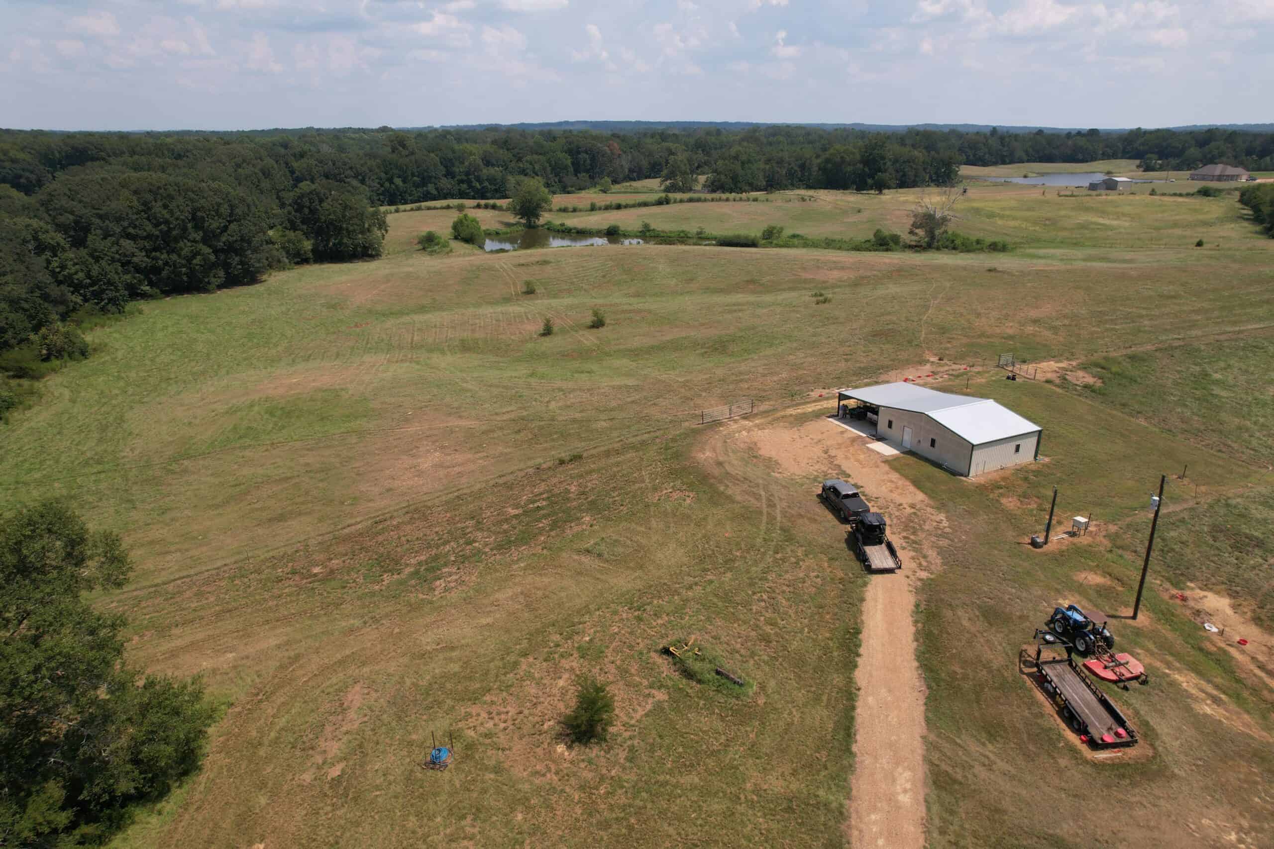 Barndominium and 44 Acres For Sale Copiah County Mississippi