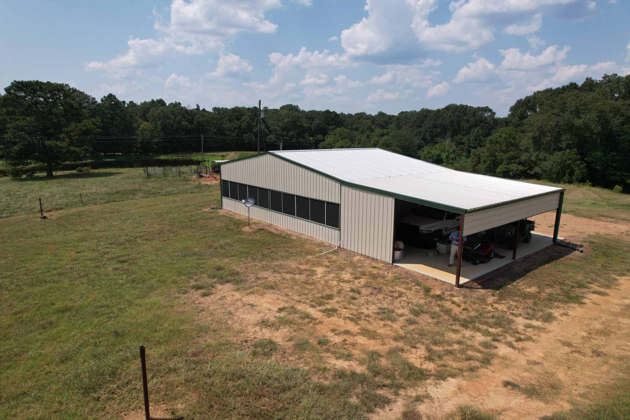 Barndominium and 44 Acres For Sale Copiah County Mississippi