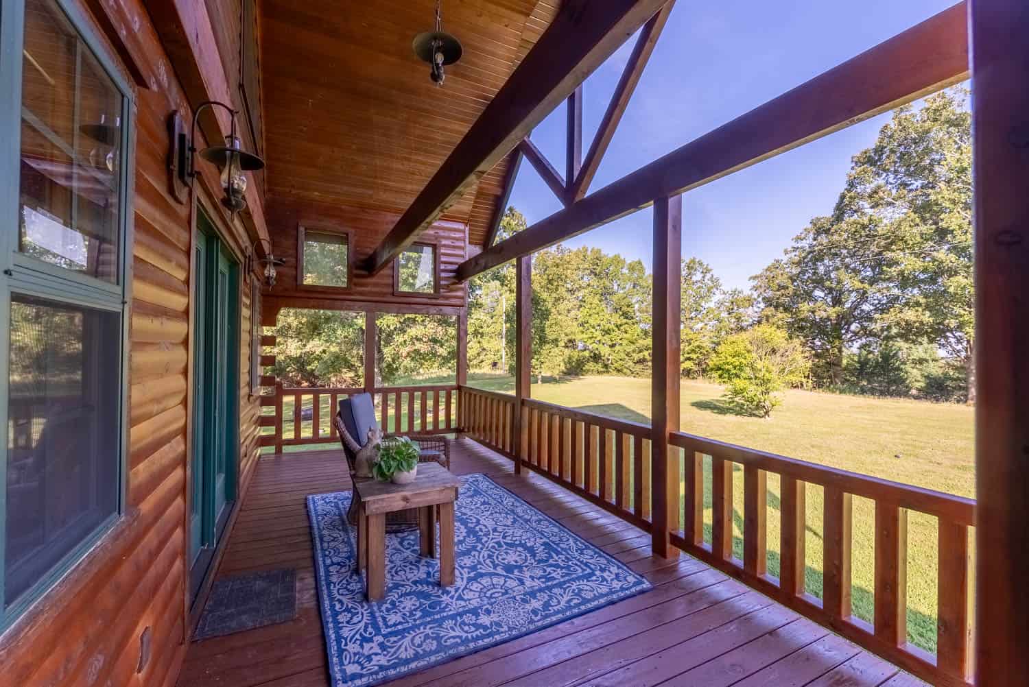 Custom Built Log Cabin and 57 Wooded Acres in Thayer MO
