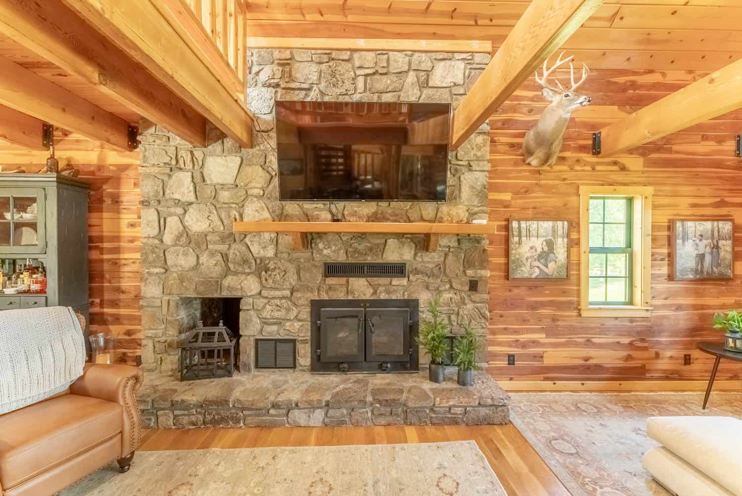 Custom Built Log Cabin and 57 Wooded Acres in Thayer MO