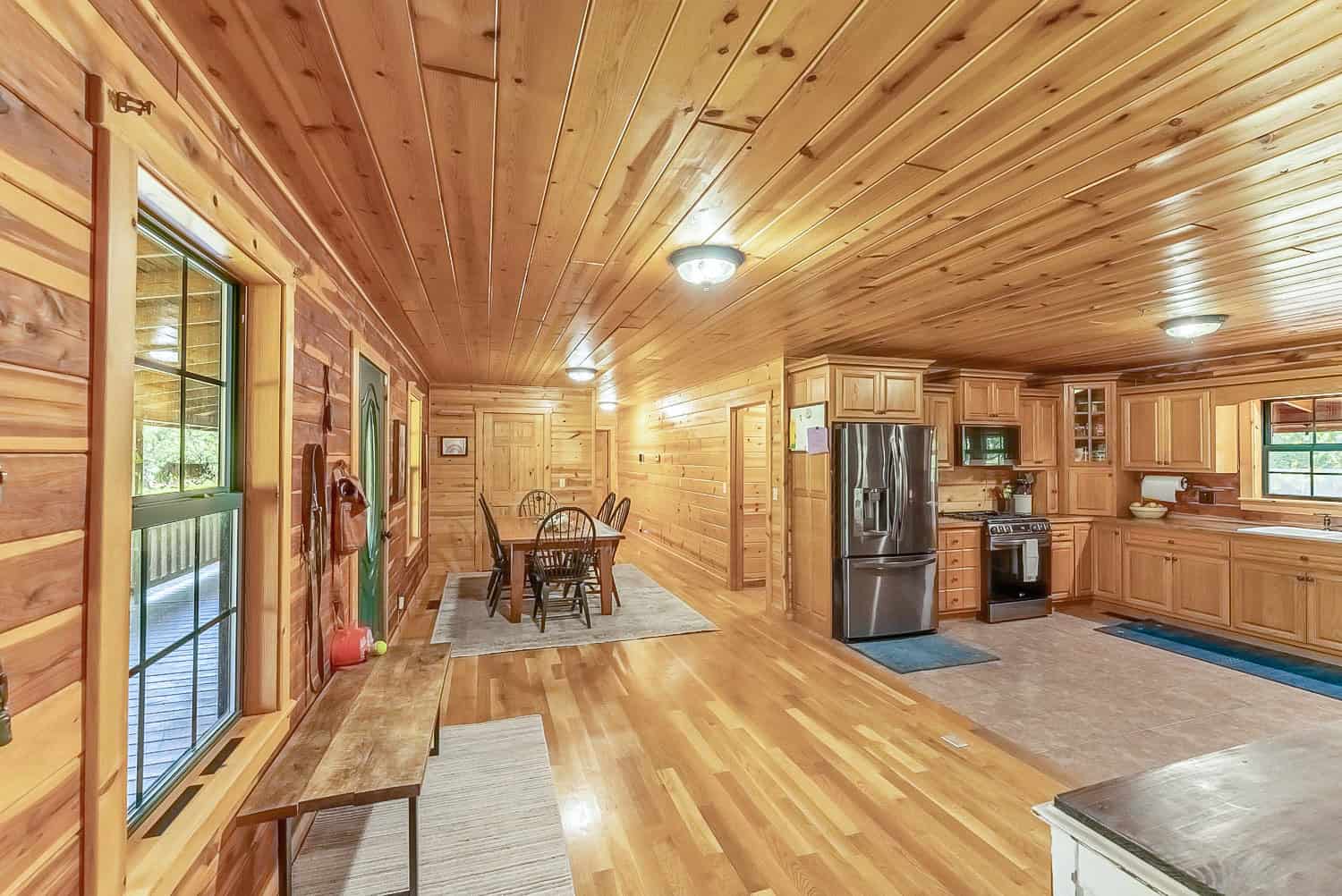 Custom Built Log Cabin and 57 Wooded Acres in Thayer MO