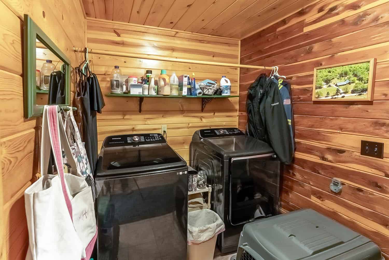 Custom Built Log Cabin and 57 Wooded Acres in Thayer MO