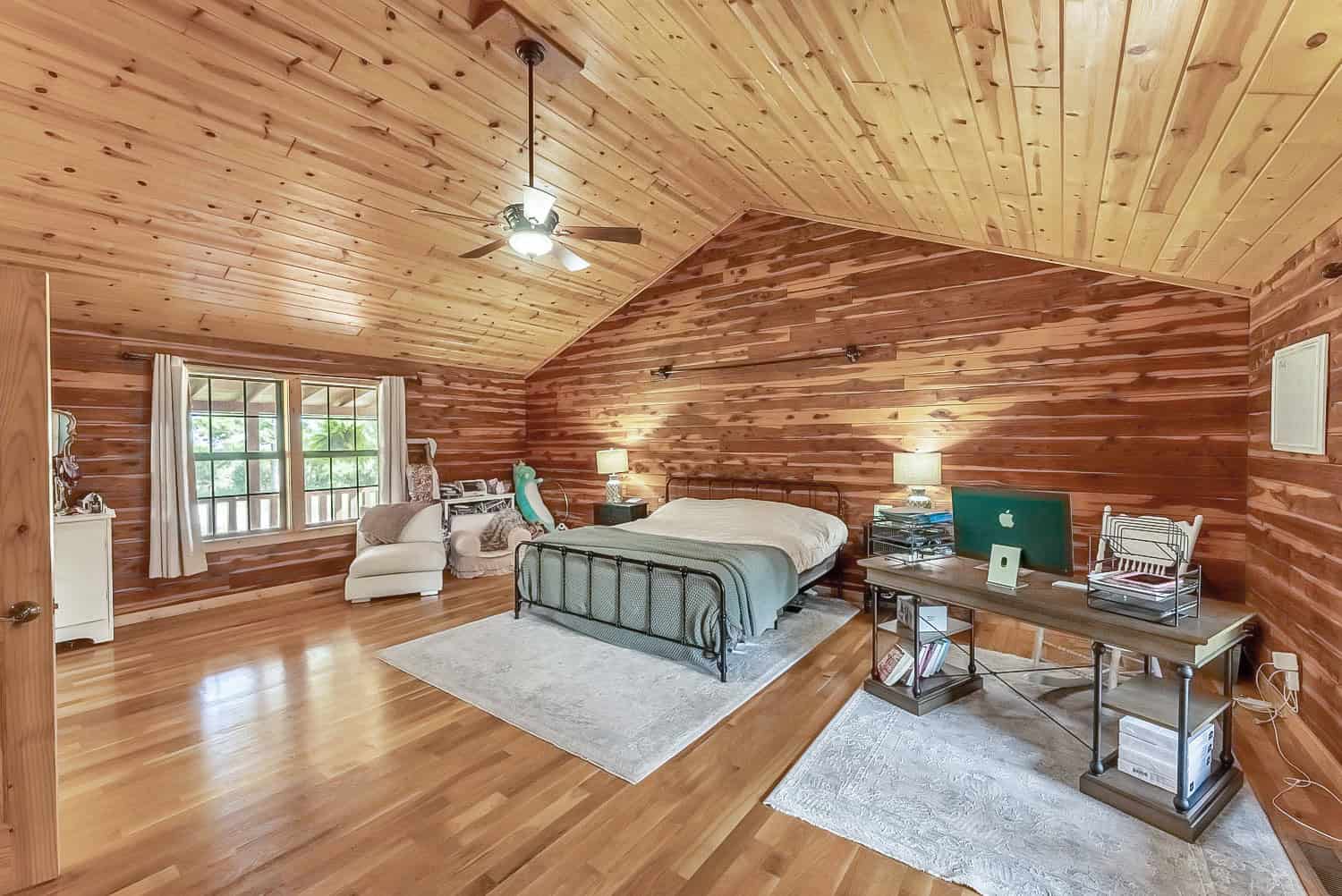 Custom Built Log Cabin and 57 Wooded Acres in Thayer MO