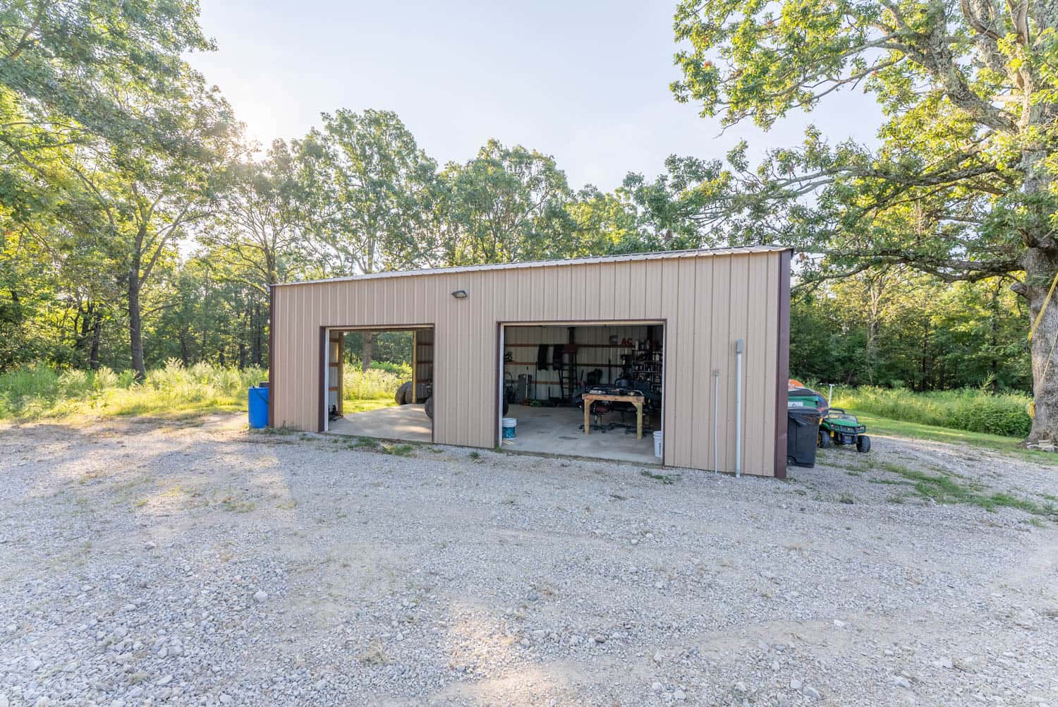 Custom Built Log Cabin and 57 Wooded Acres in Thayer MO