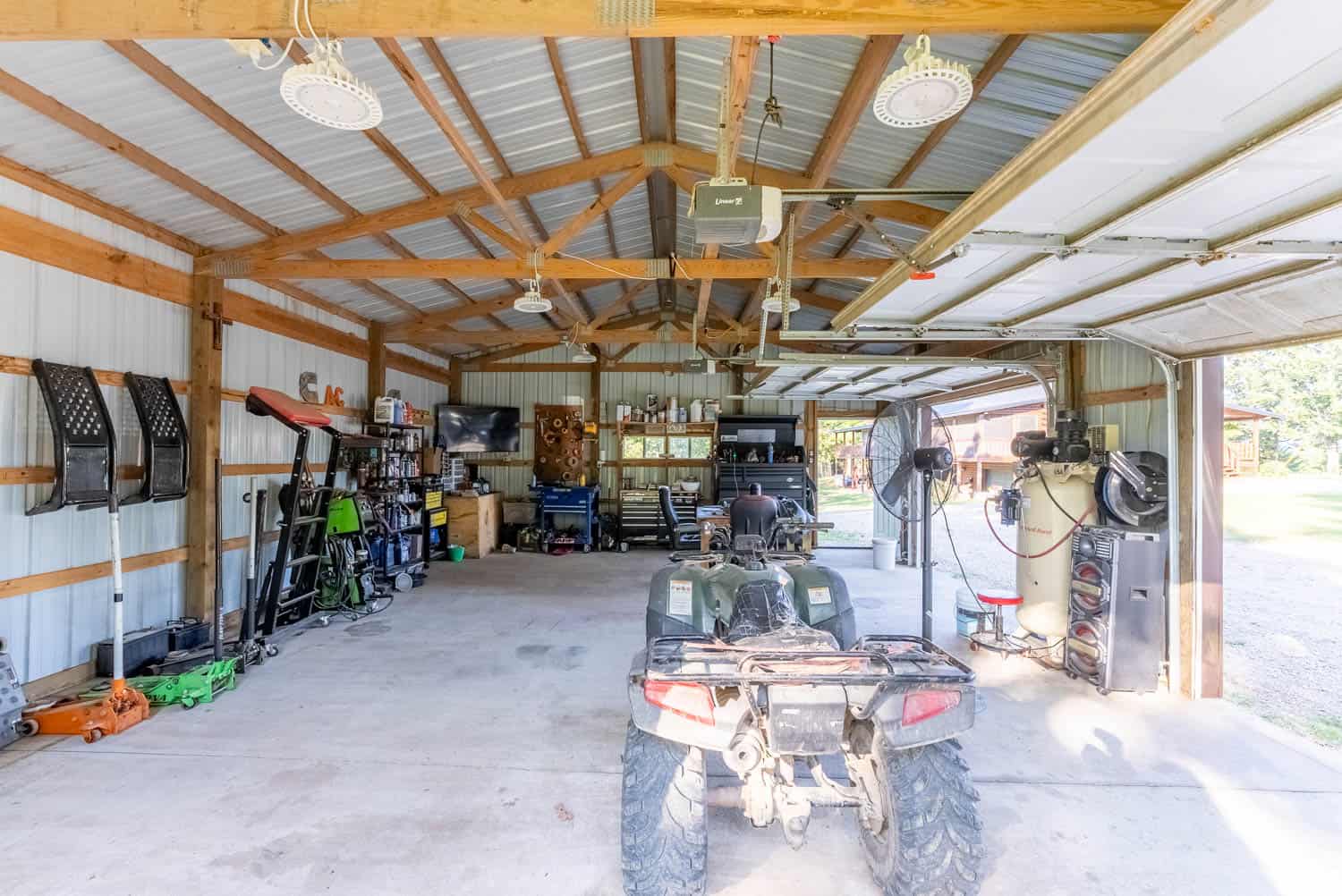 Custom Built Log Cabin and 57 Wooded Acres in Thayer MO