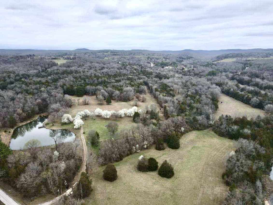 95 Acres of Hunting Land with Log Home For Sale in Arkansas