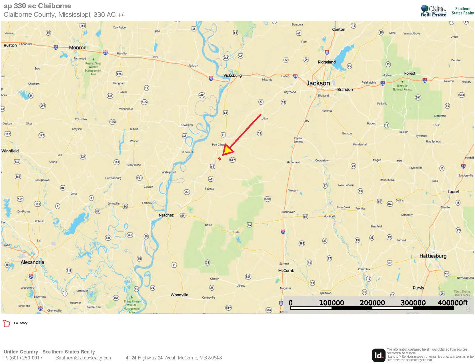 Hunting and Timberland for Sale in Claiborne County, MS