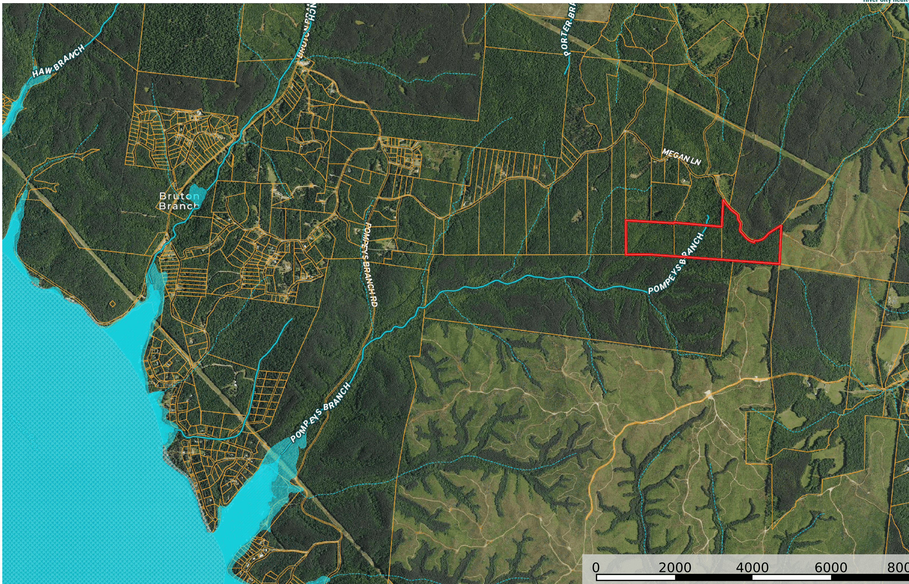 HUNTING PROPERTY FOR SALE IN TN WITH TIMBER AND BRANCH