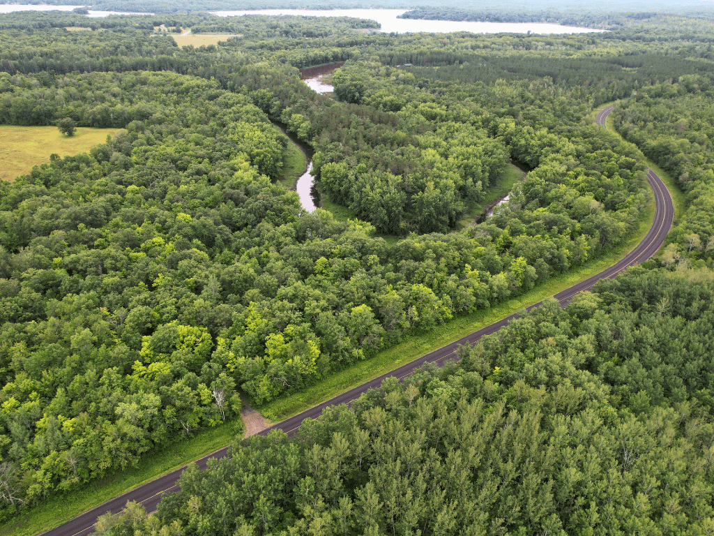 47 Ac Mississippi River Hunting Property Near Crosby, Minnesota