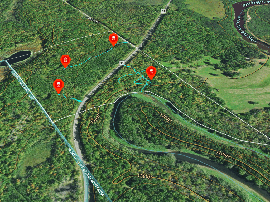 47 Ac Mississippi River Hunting Property Near Crosby, Minnesota