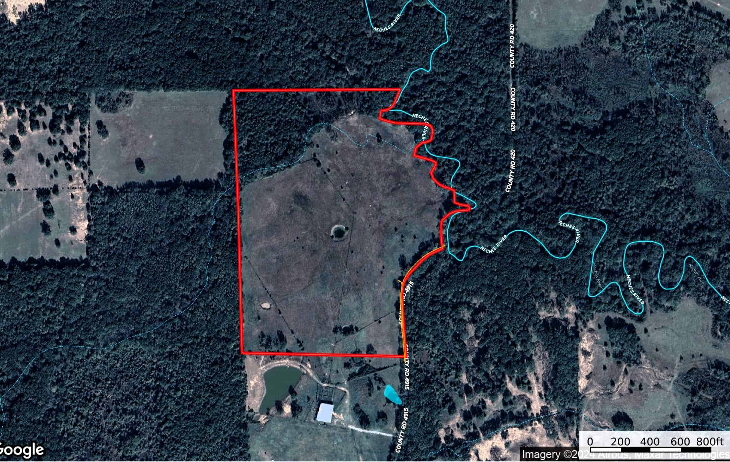 SOLD! Texas Neches Riverfront Hunting Property East of Dallas TX