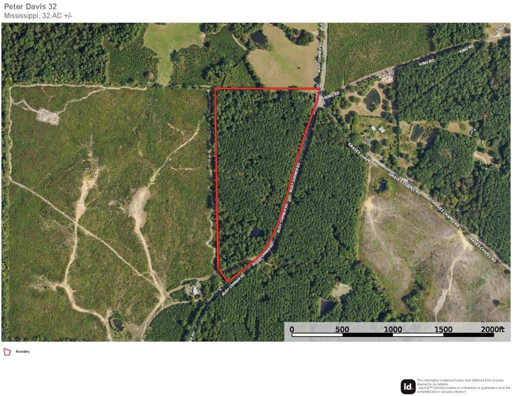 32 Acres Land for Sale Amite County, Mississippi
