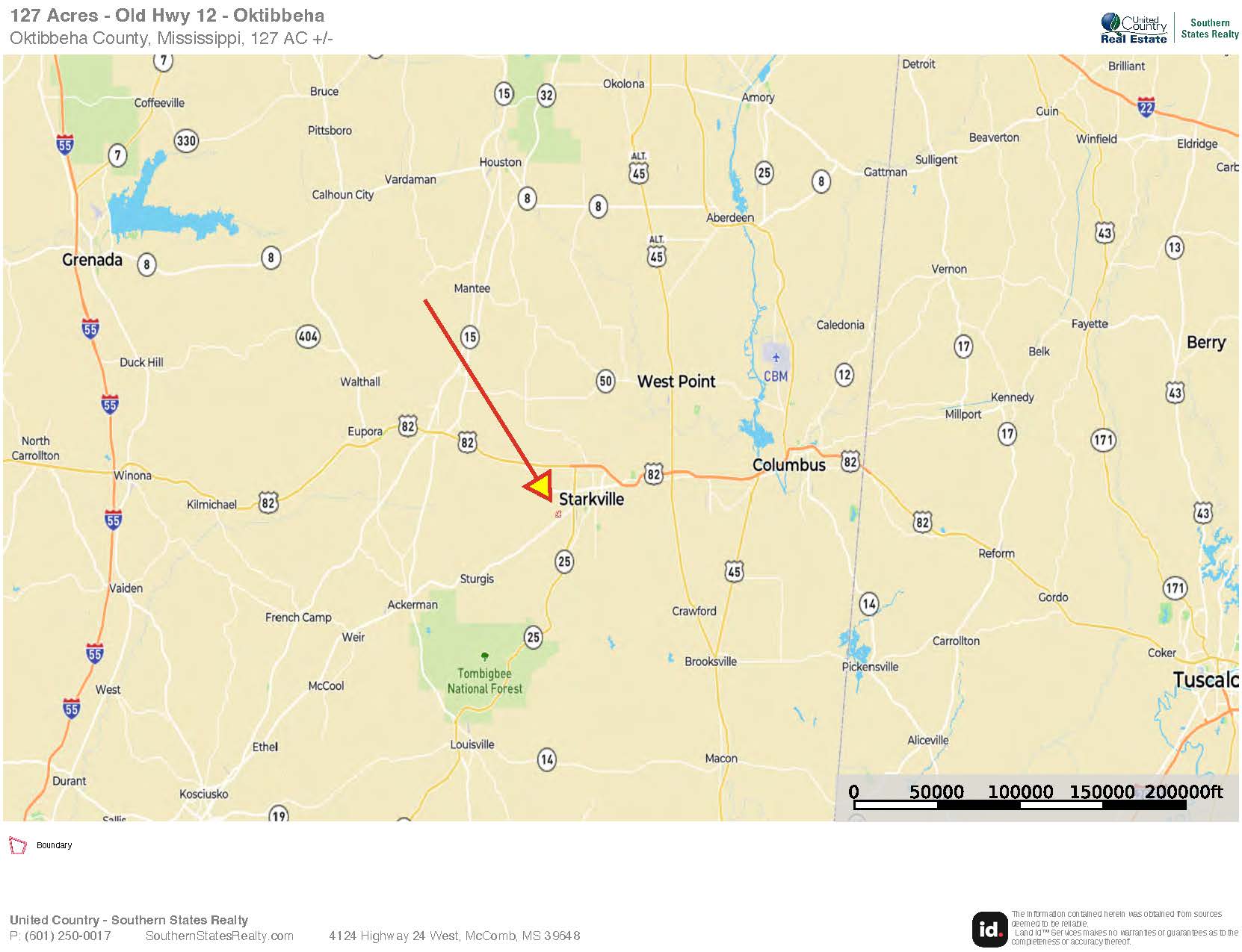 Cypress Lake 127 Acres in Starkville MS