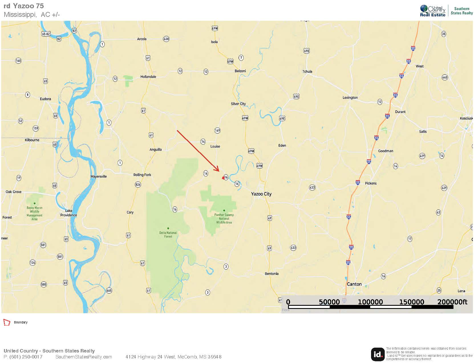 Hunting Land for Sale in Yazoo County, MS