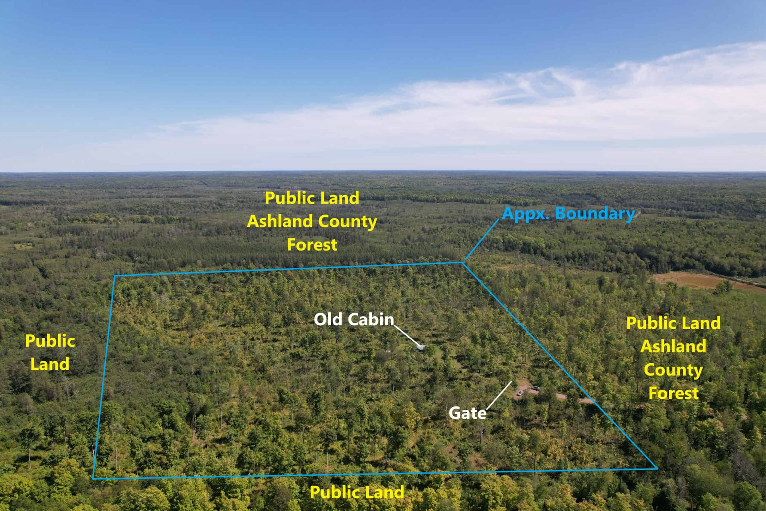 40 ± Acres For Sale in Glidden, Wisconsin