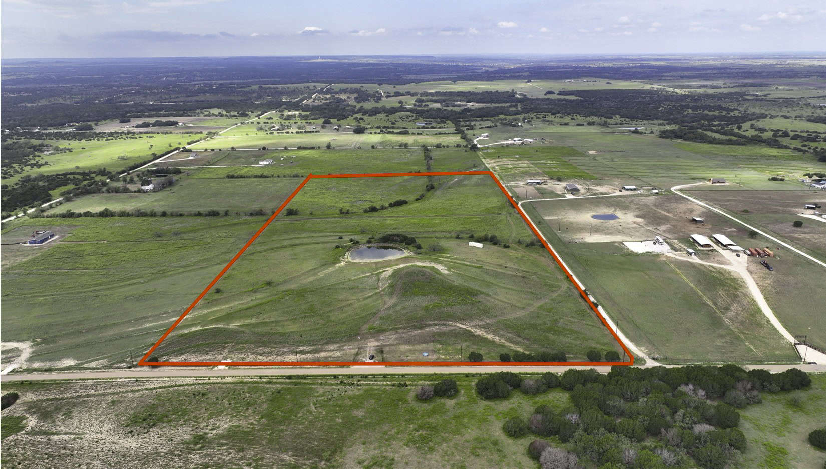 Central Texas 34.5-Acre Fenced Ranch for Sale – Perfect Custom Home Site