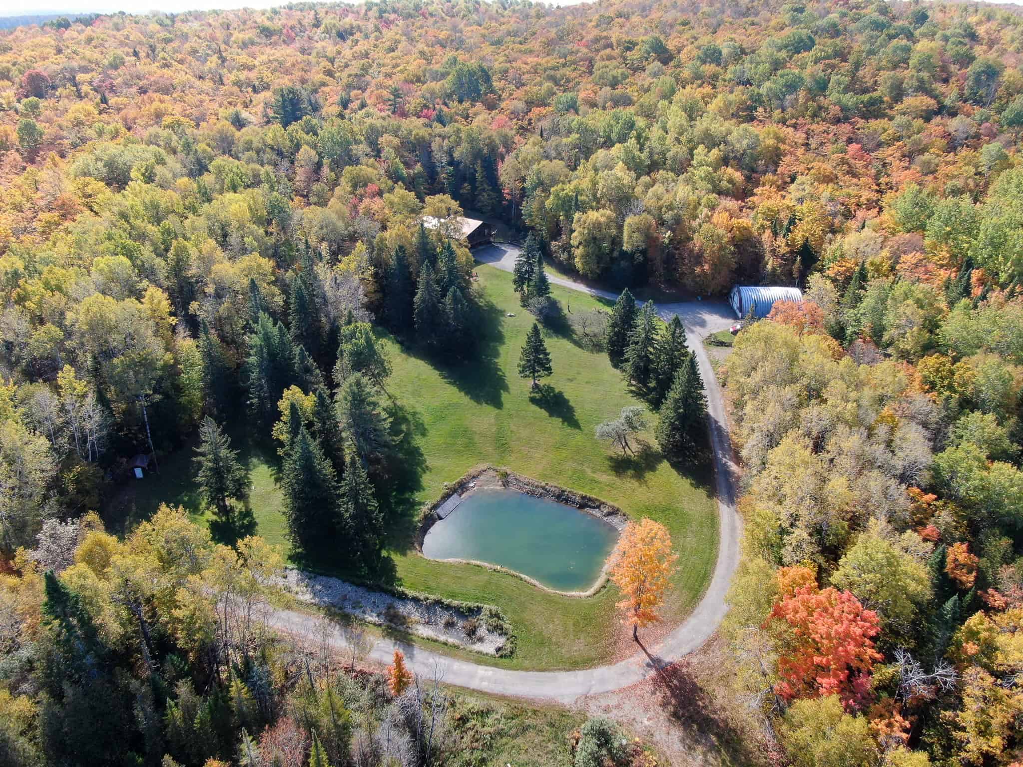 Contemporary Home on 10.5 acres with Pond