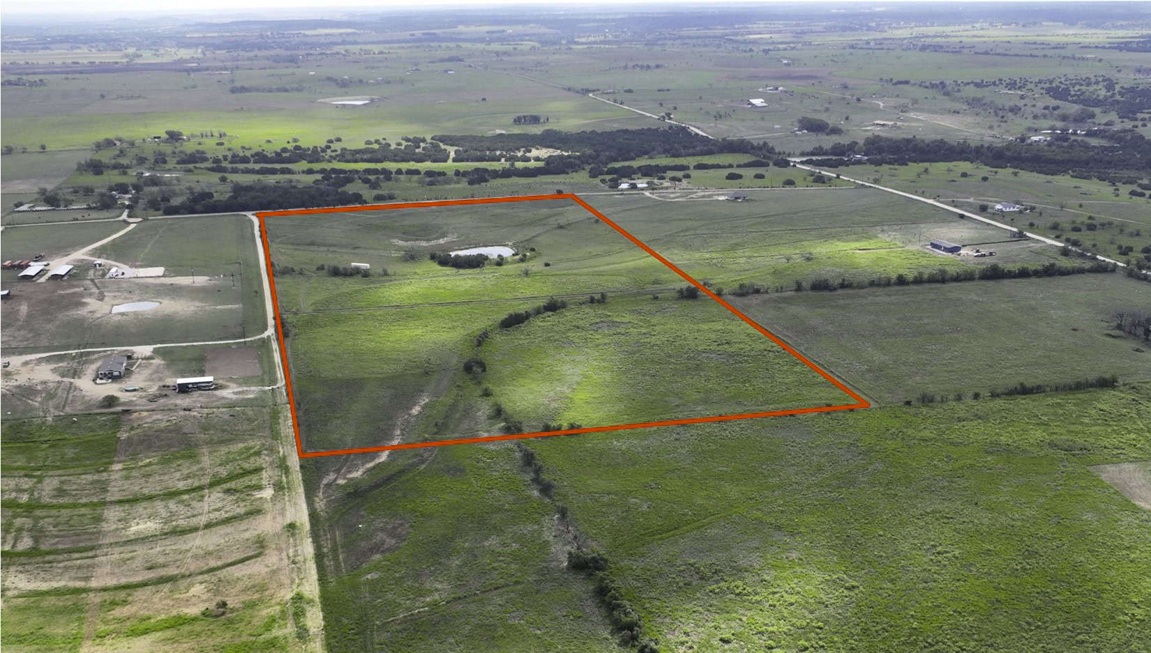 Central Texas 34.5-Acre Fenced Ranch for Sale – Perfect Custom Home Site