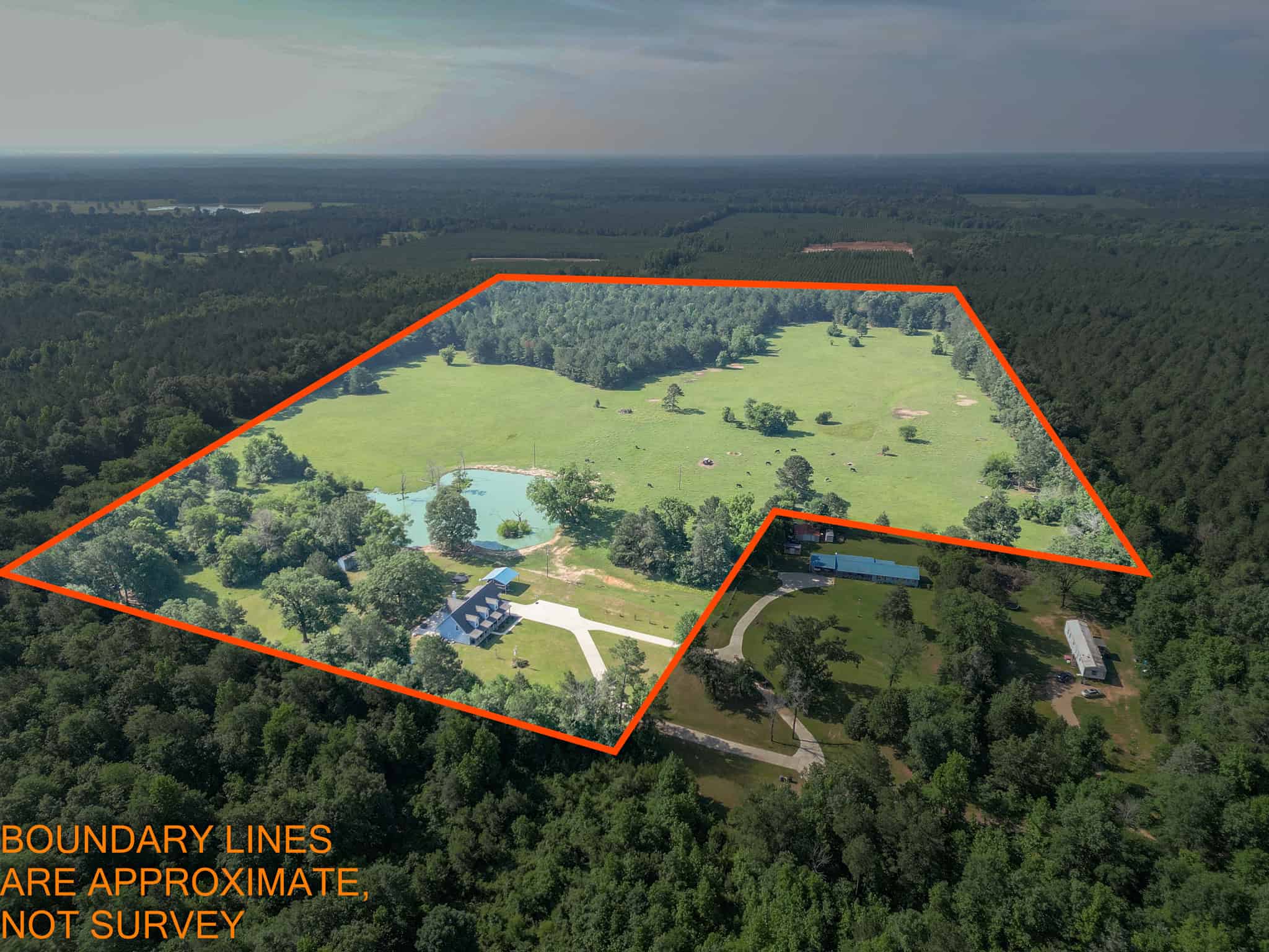 Gorgeous Home and Acreage for Hunting and Fishing