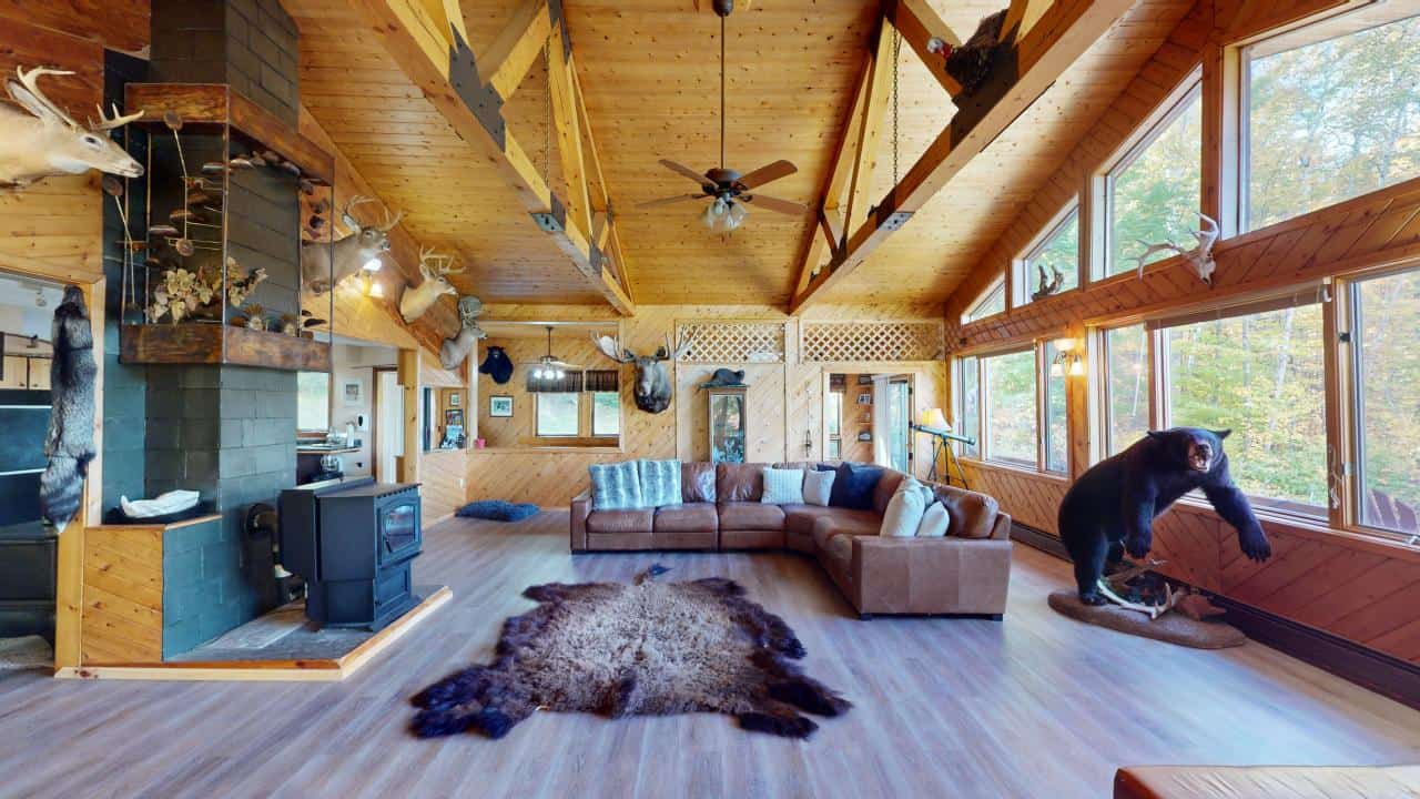 Contemporary Home on 10.5 acres with Pond