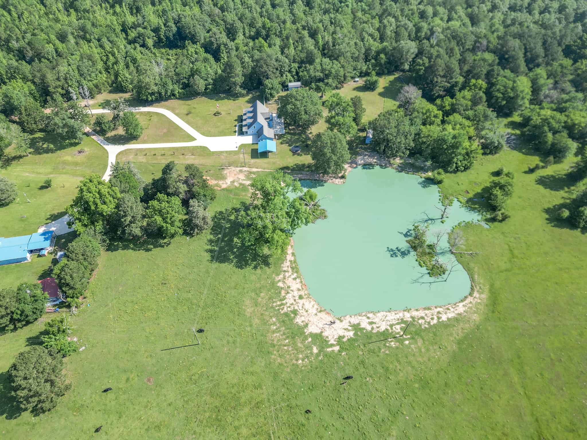 Gorgeous Home and Acreage for Hunting and Fishing