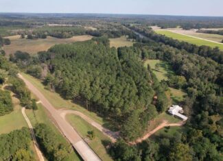 Riverfront Property For Sale with Open Pasture Fishing & Hunting Simpson County Mississippi