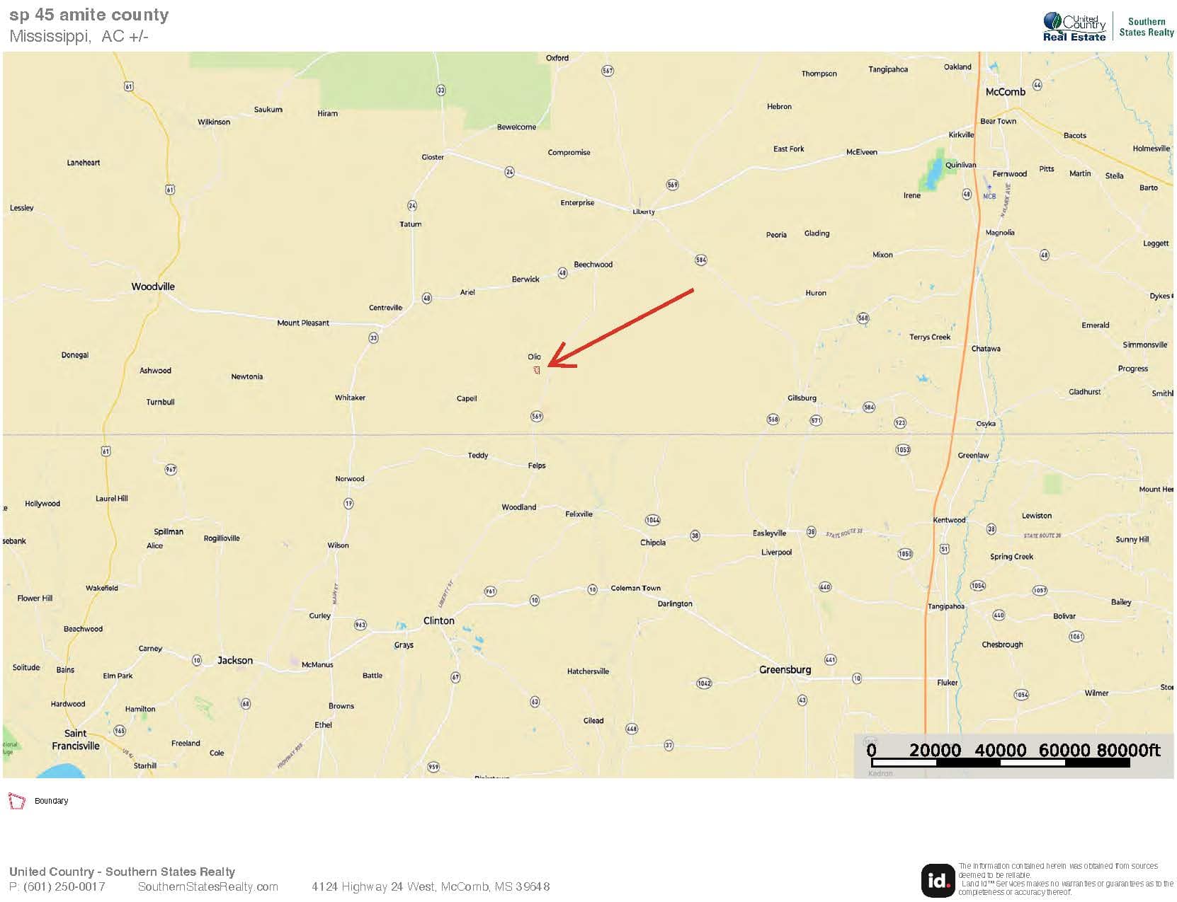 Small Hunting Tract in Amite County, MS