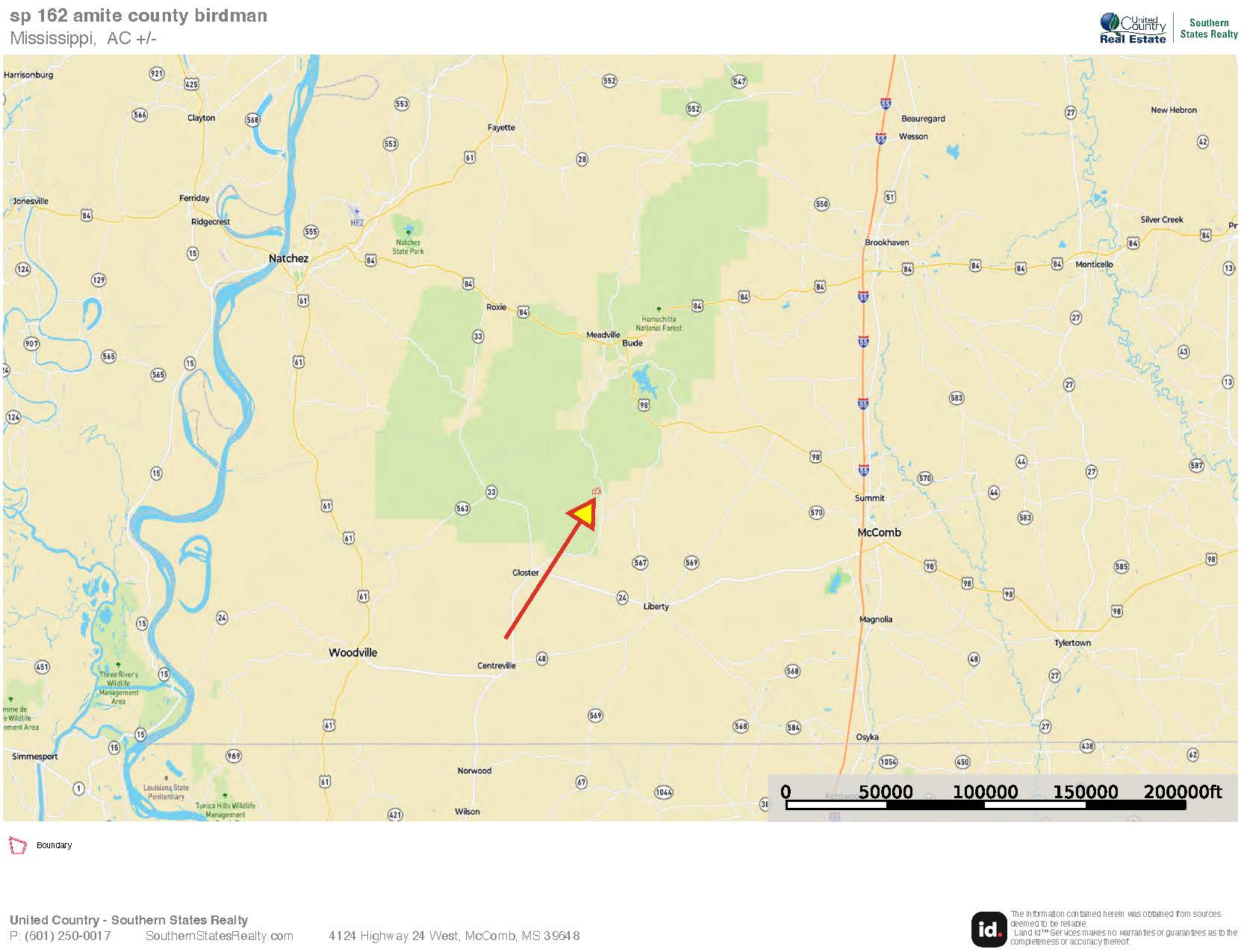 Turnkey Property in Amite County Connected to Caston Creek