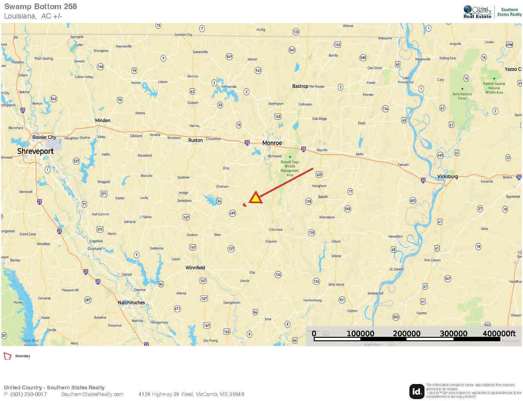 Hunting and Timberland Tract for sale in North Louisiana