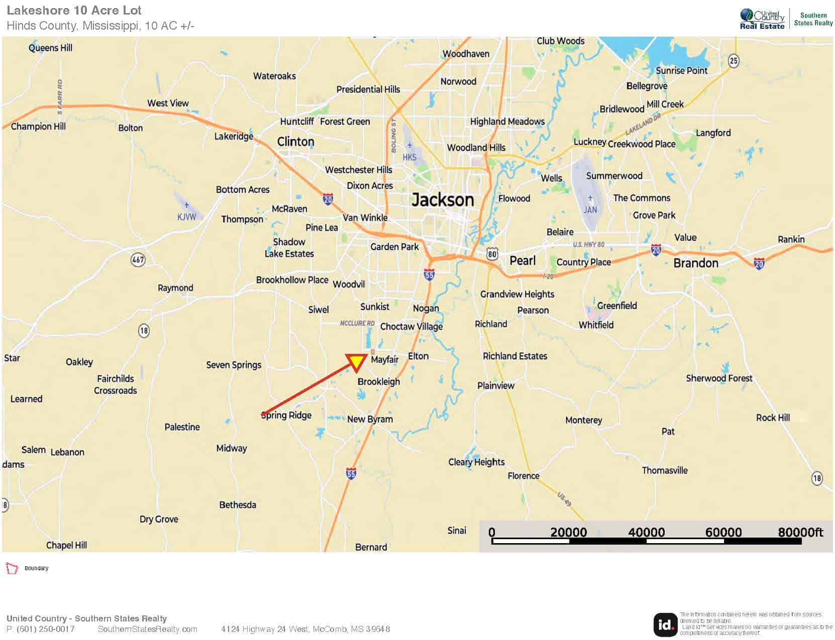 28 Acres in Hinds County