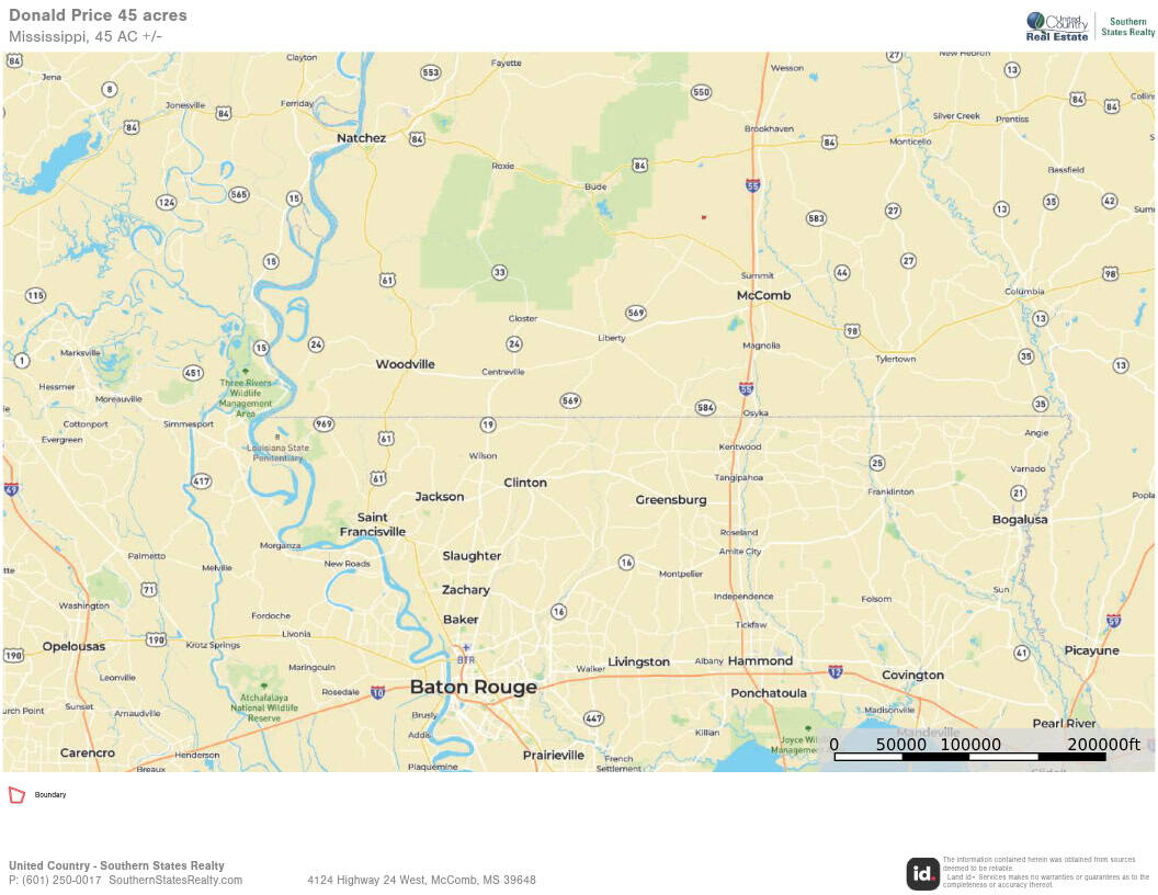 45 Acre Timberland Hunting Lincoln County South MS