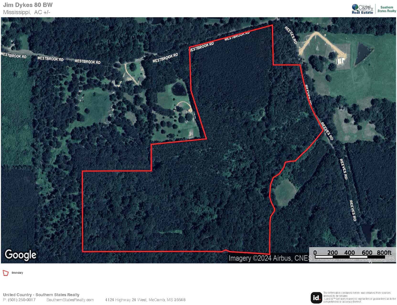 Smithdale MS 80+- Acres For Sale