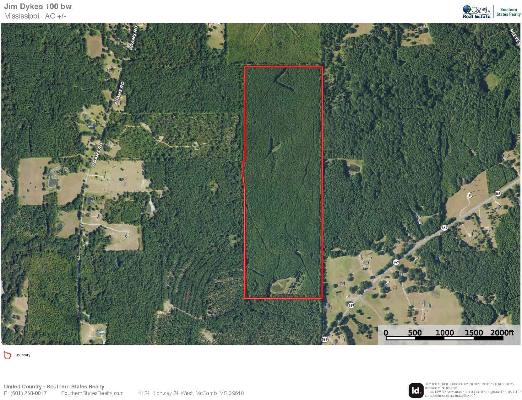 Smithdale MS 100+- Acres For Sale