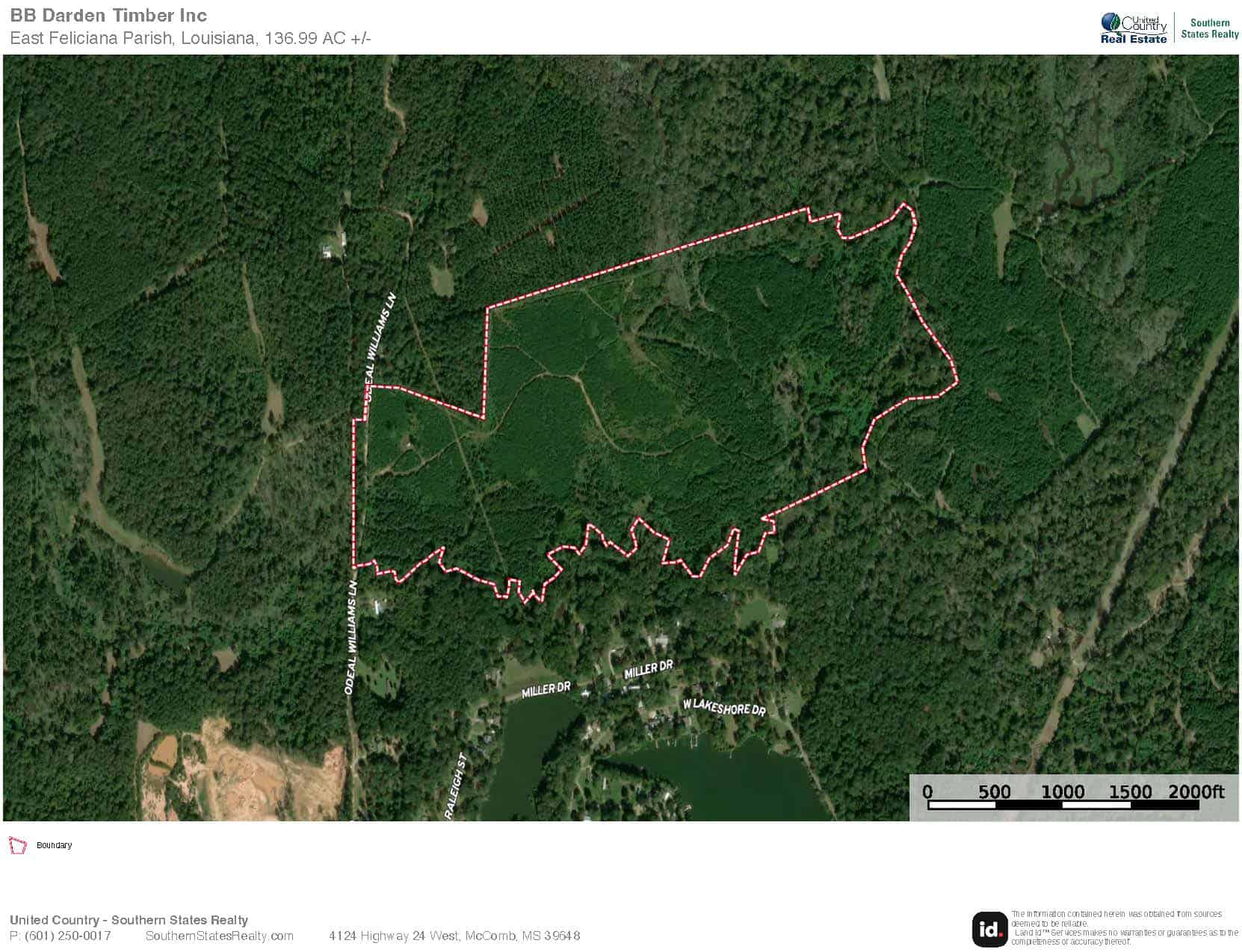 137 Acres for Sale with Comite River Frontage