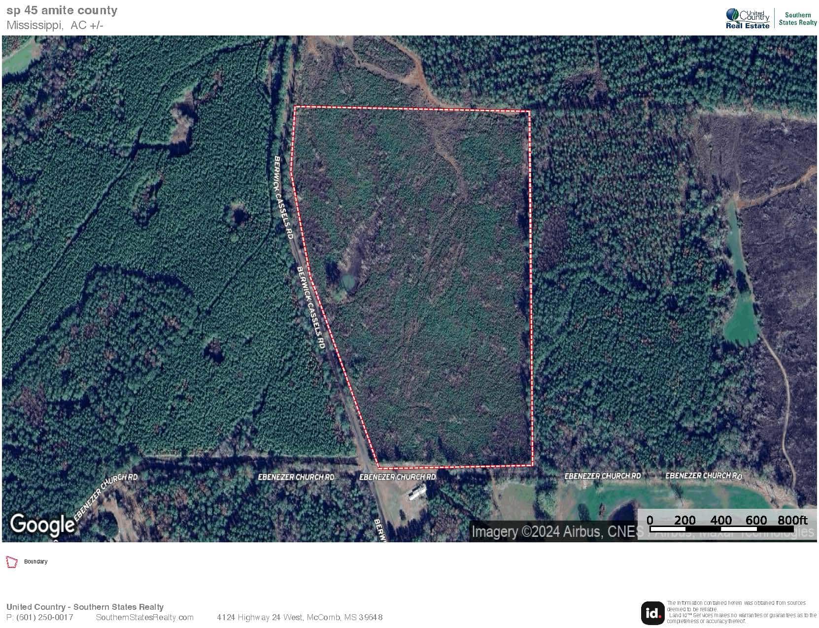 Small Hunting Tract in Amite County, MS