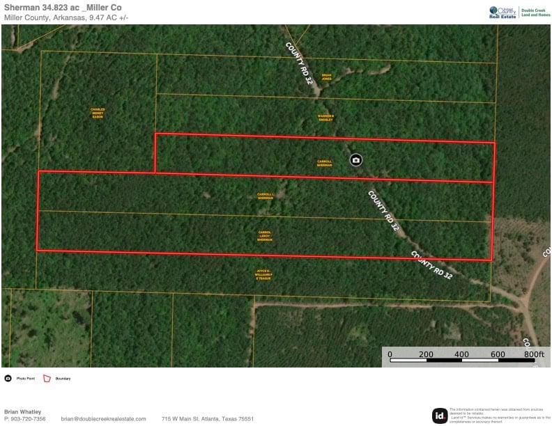 34.82 Ac. Of Miller Co. AR Hunting, Homestead, Timberland