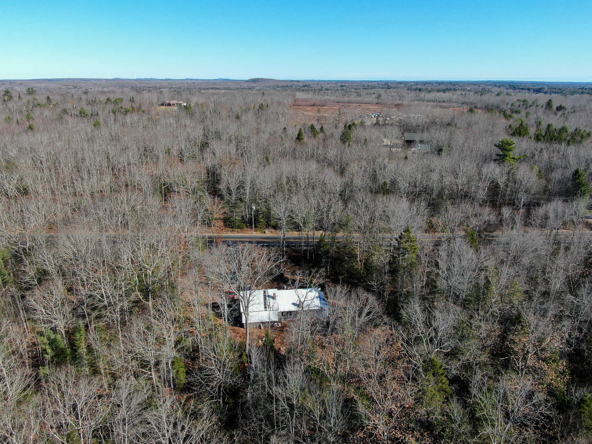 Camp on 33± Acres in Cherryfield