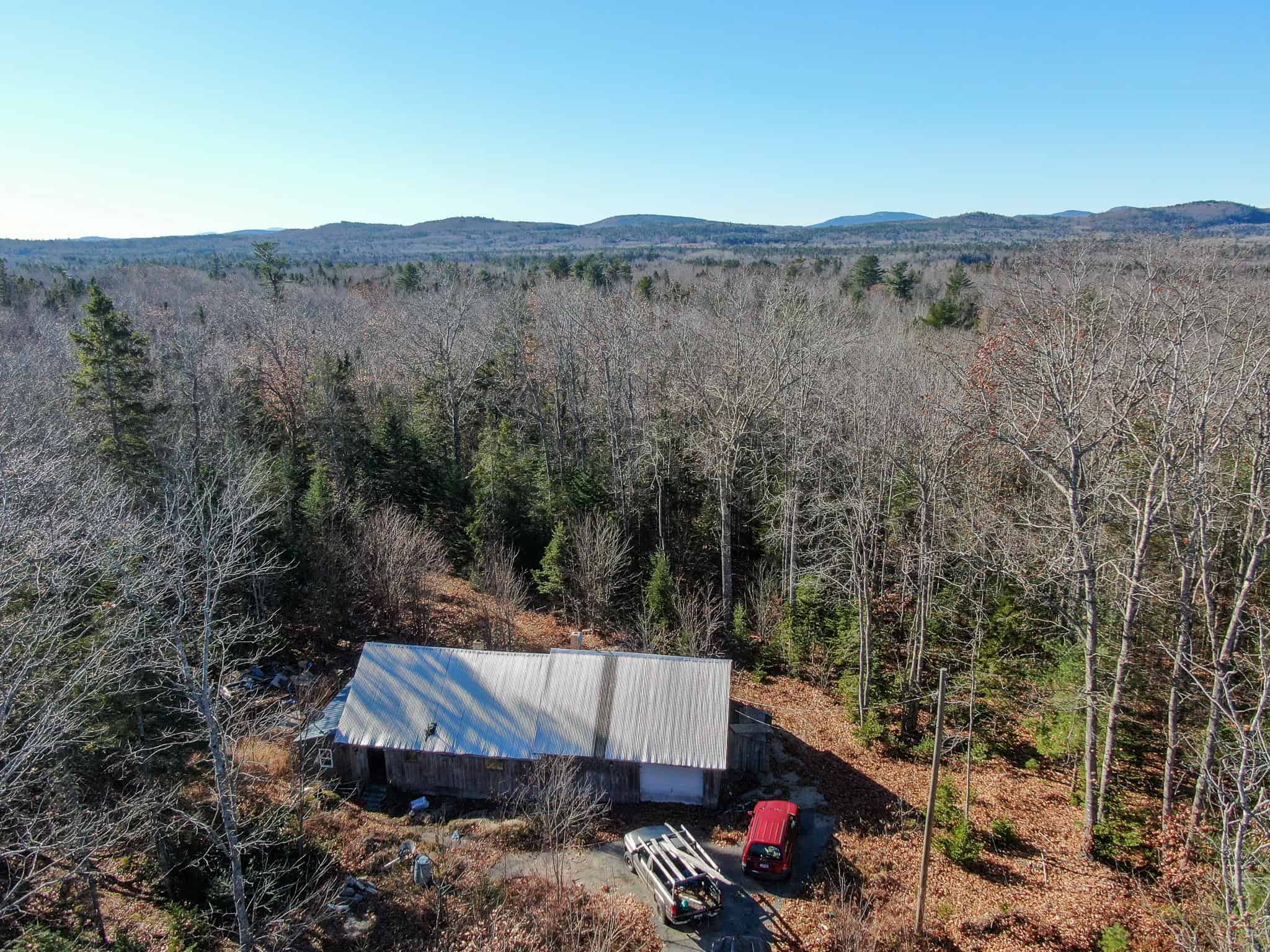Camp on 33± Acres in Cherryfield