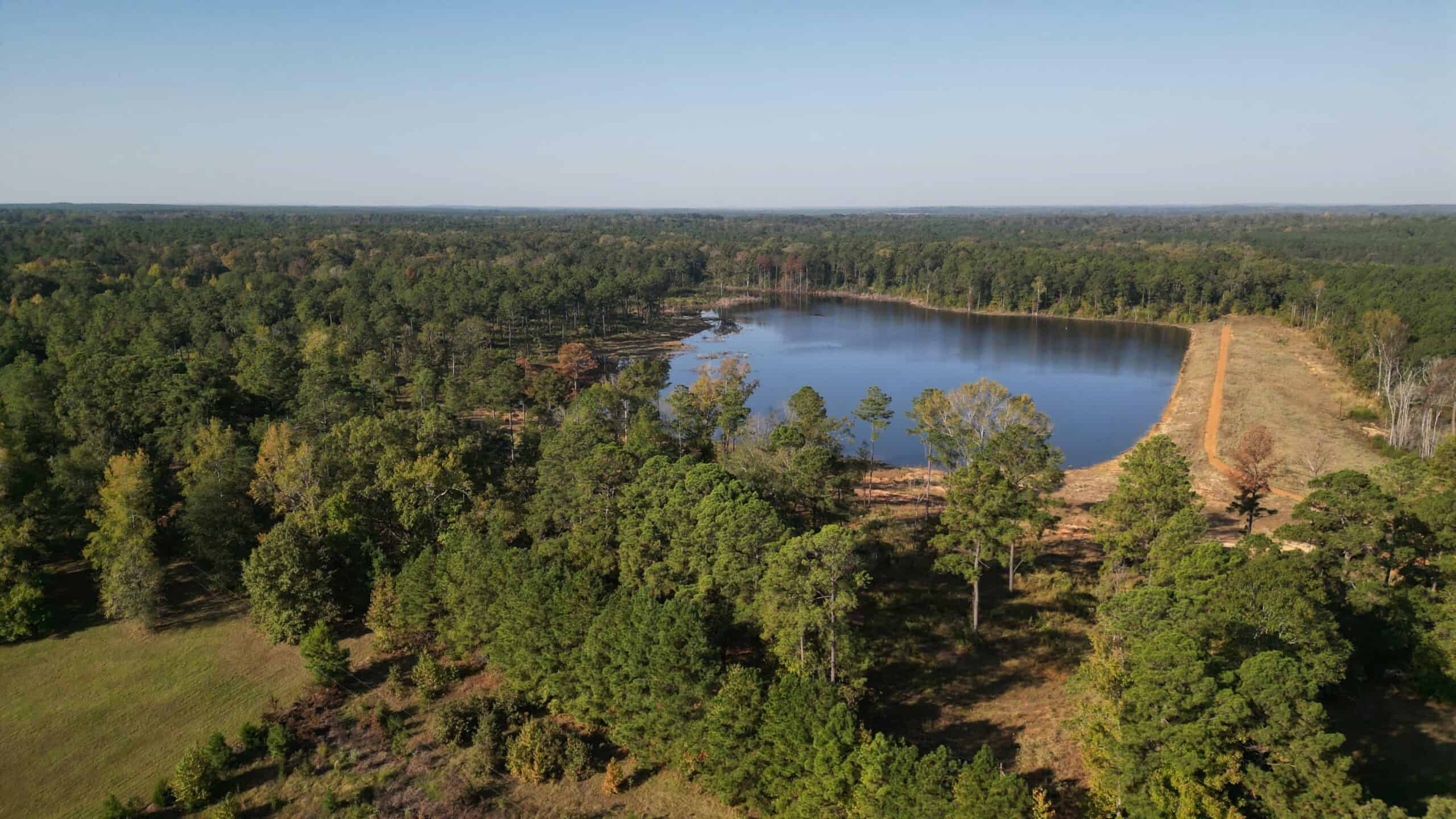 Texas Ranch For Sale With Private Lake In Cass County