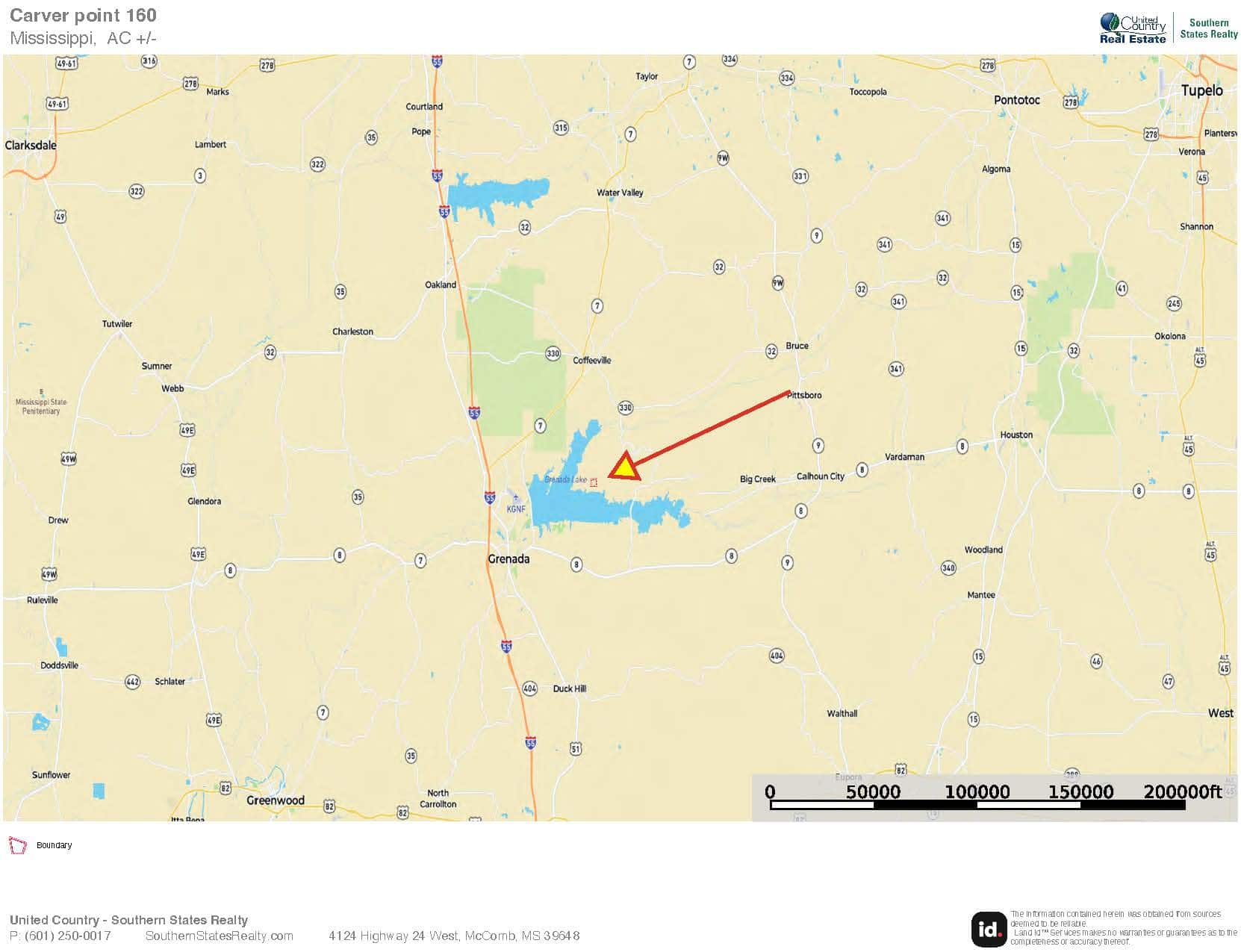 Carver Point Timber Tract in Grenada Co at Grenada Lake