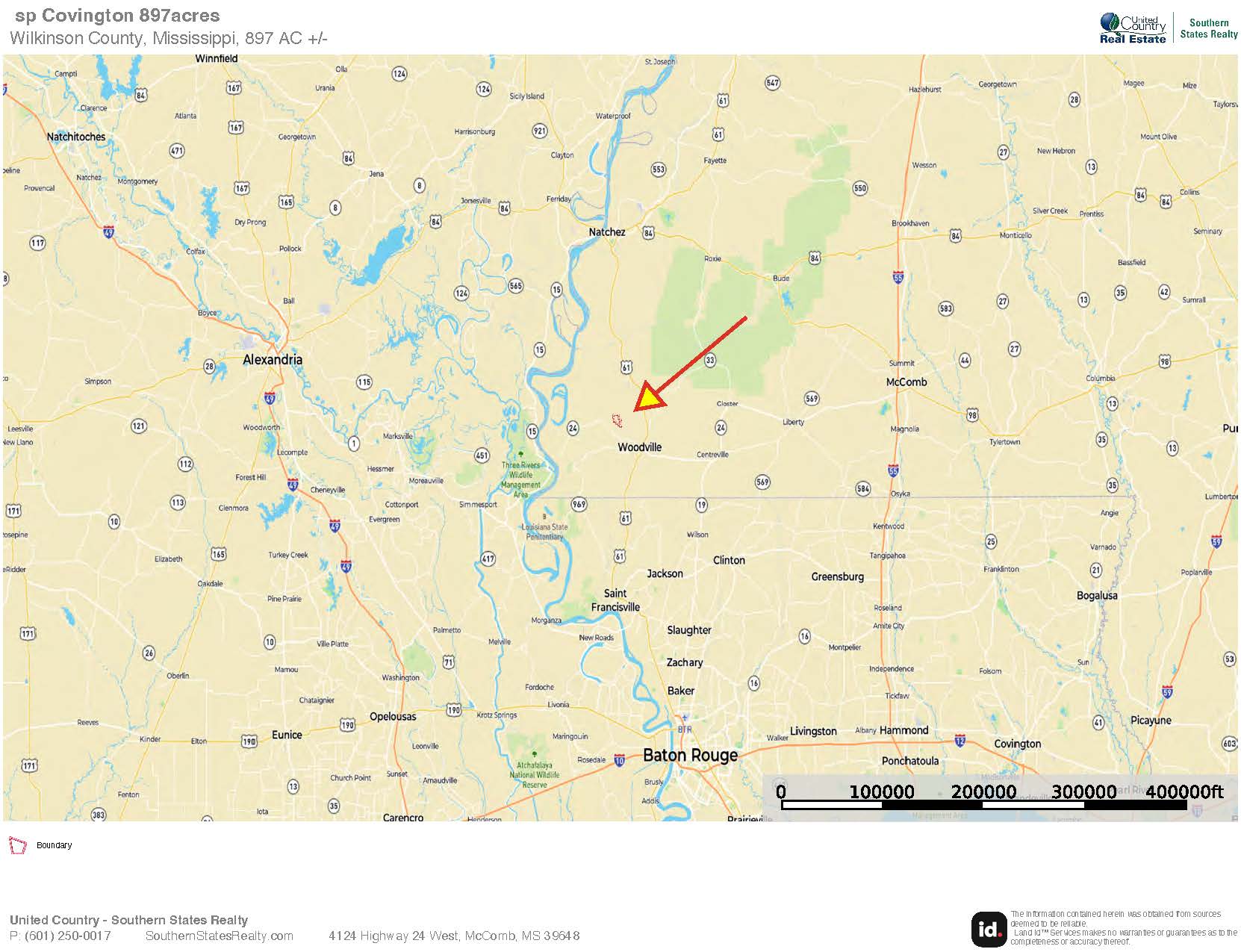 Legacy Property for Sale in Woodville, MS